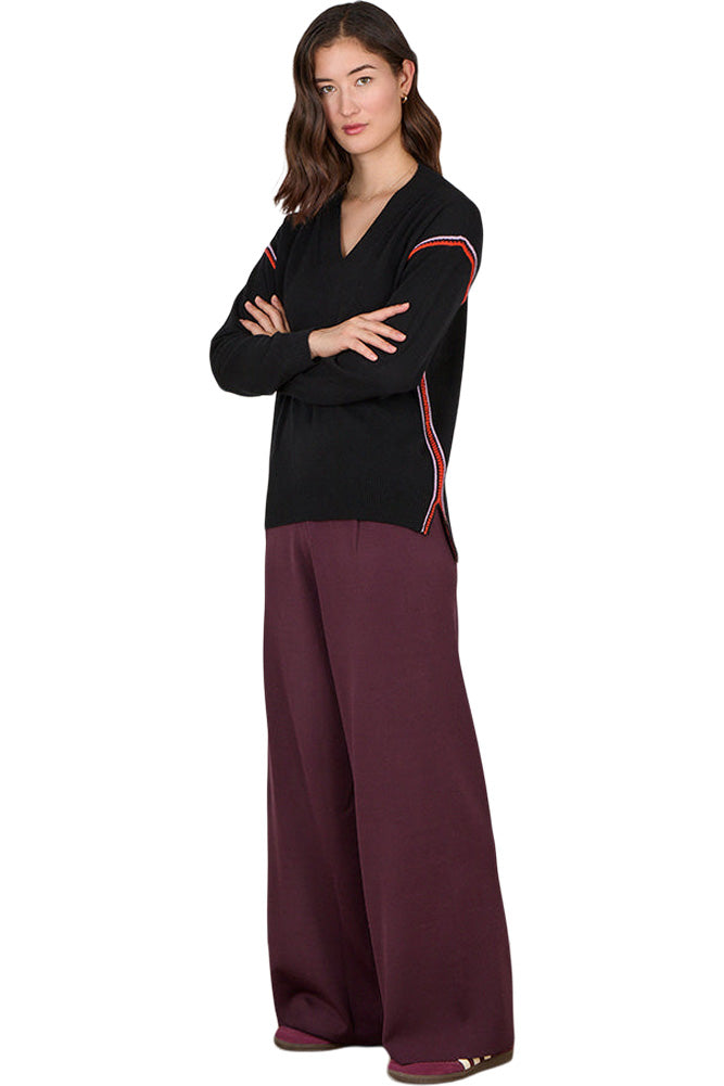 Cocoa Cashmere Dani Cashmere Crewneck in Black