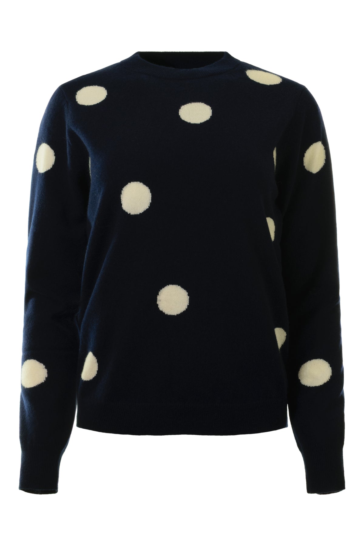 Cocoa Cashmere Fable Polka Dot Sweater