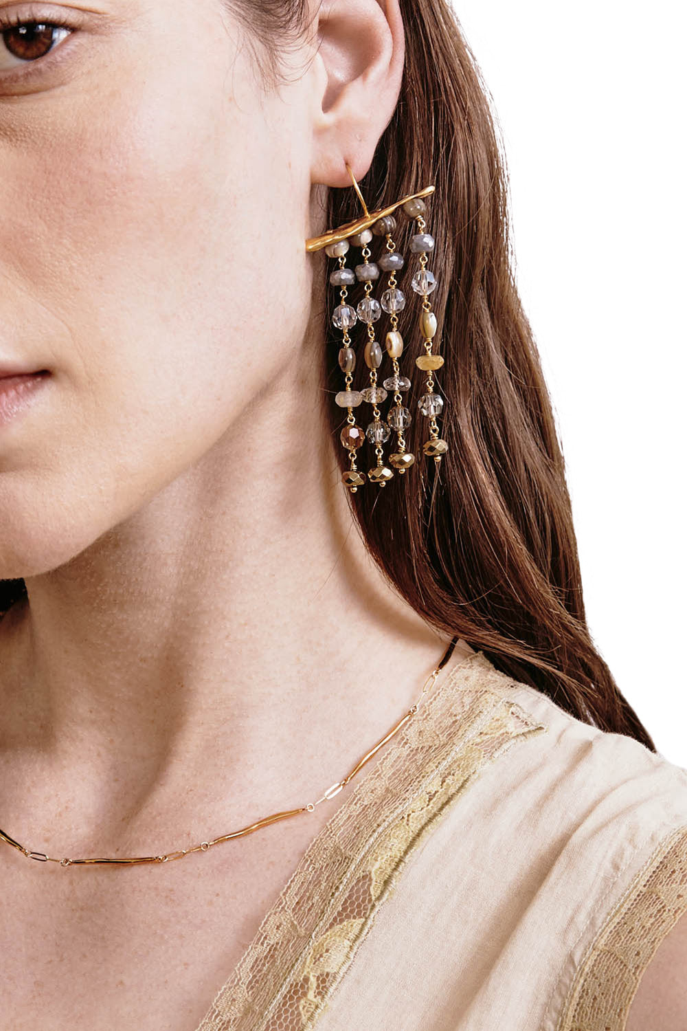 Chan Luu Contessa Waterfall Earrings