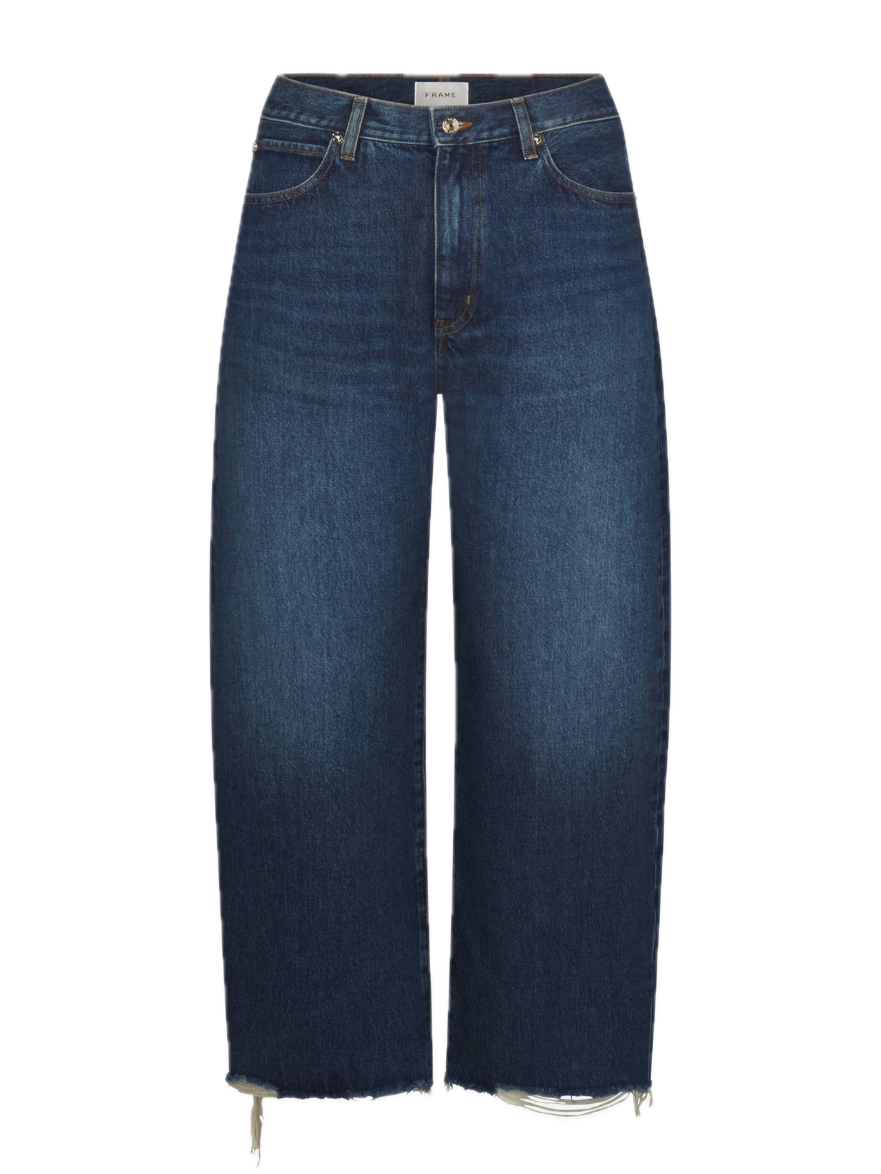 Frame Denim Bow Crop in Acumen New Fray