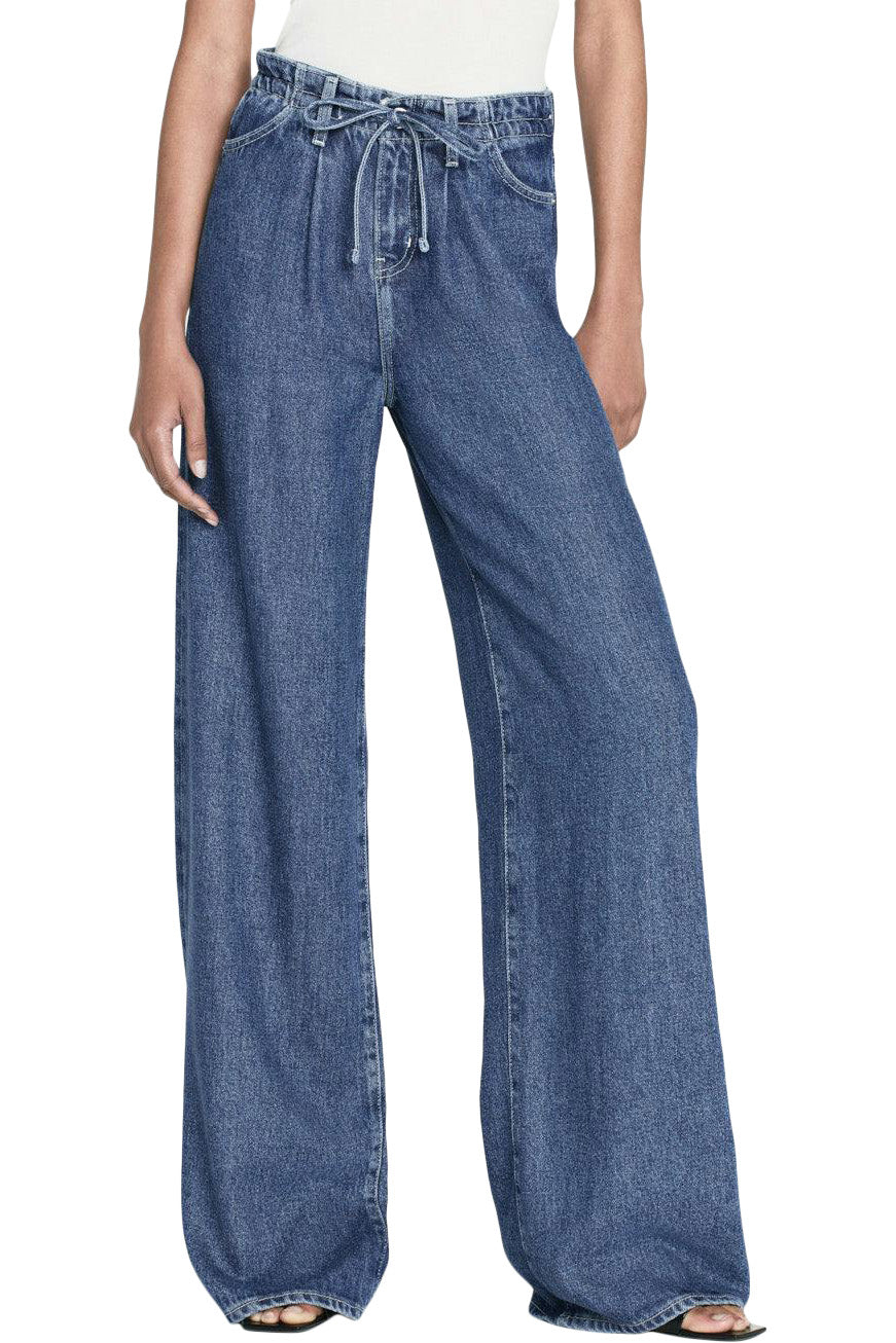 Frame Denim Drawstring Wide Leg
in Ghost