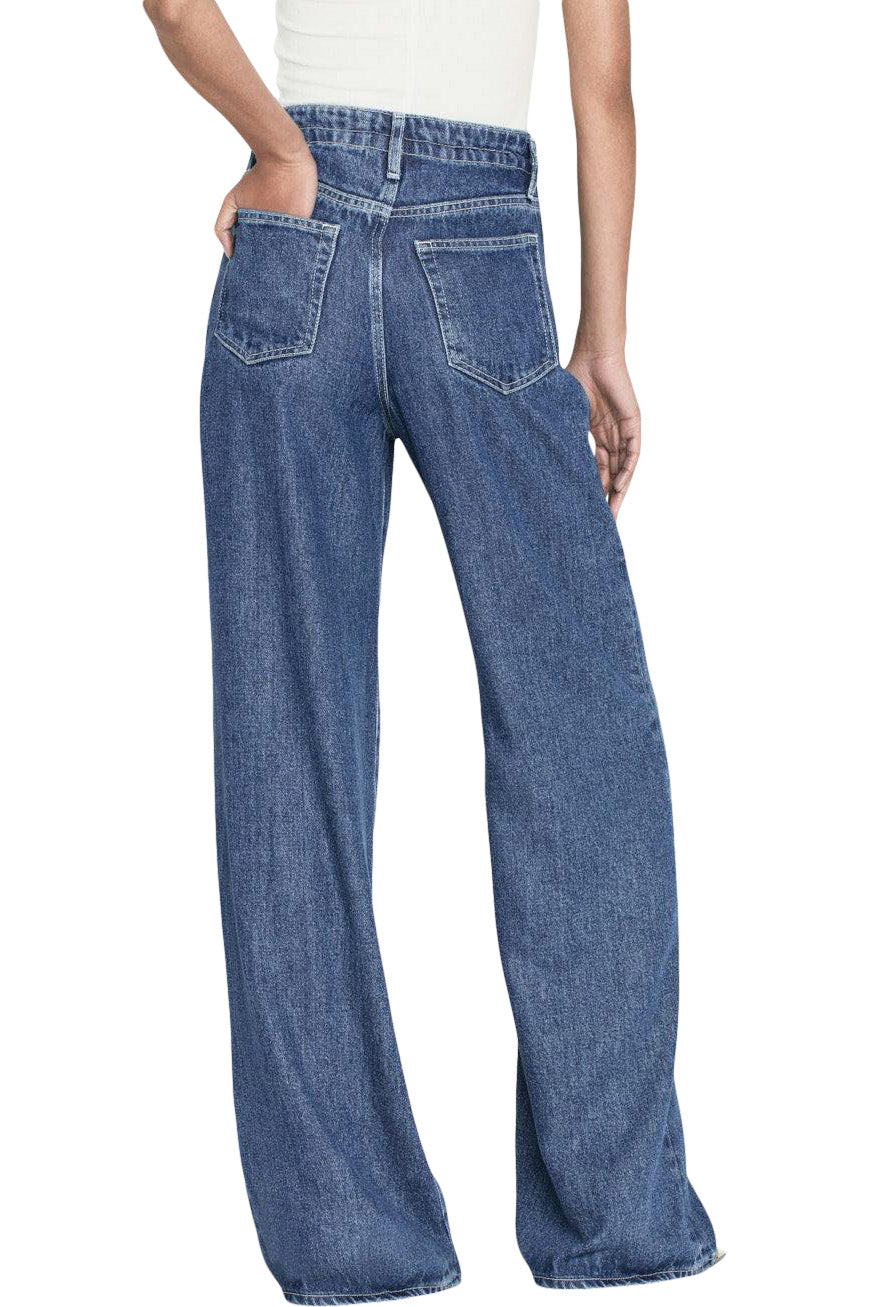 Frame Denim Drawstring Wide Leg
in Ghost
