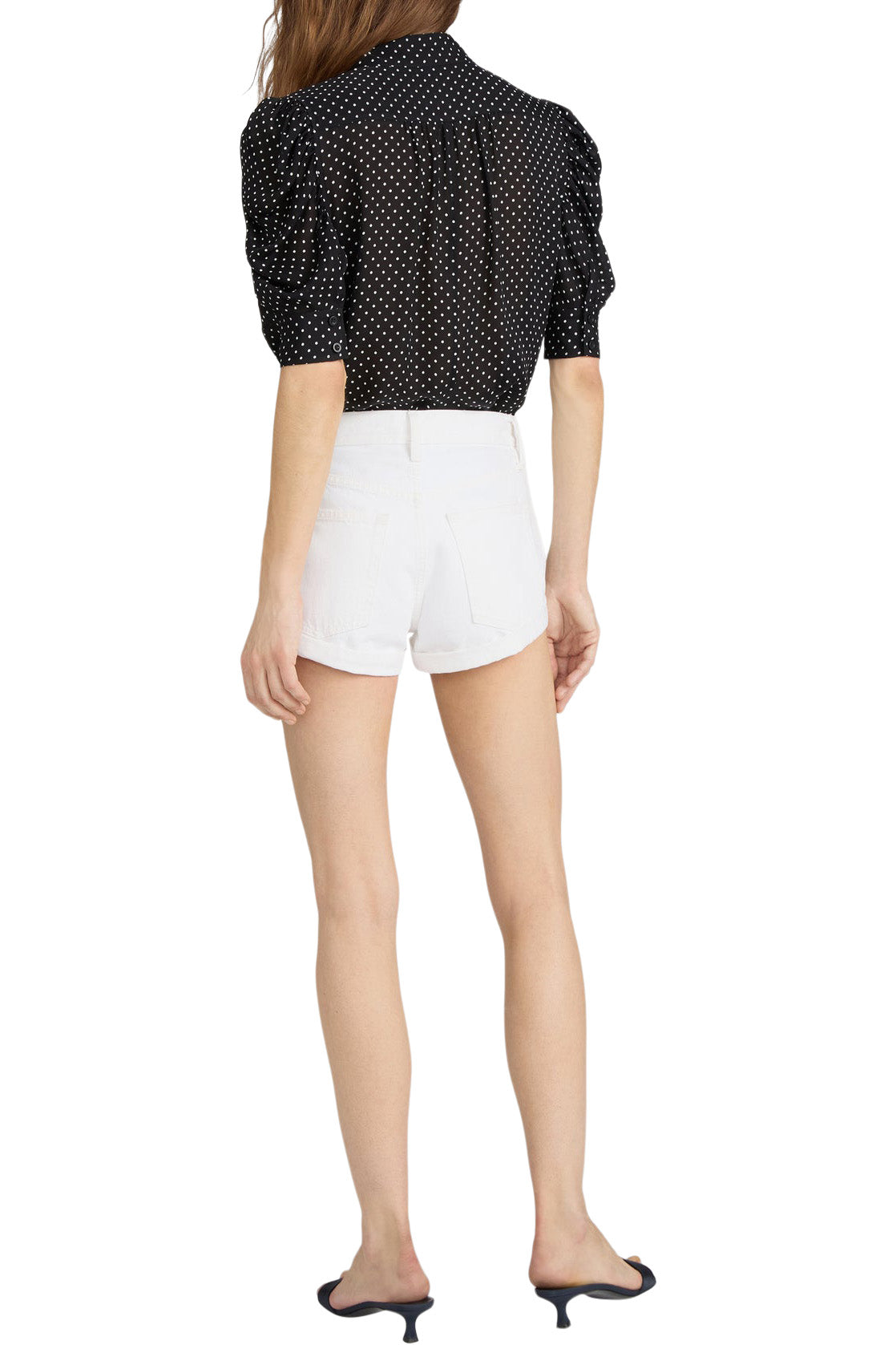 Frame Denim Gillian Top in Black Multi