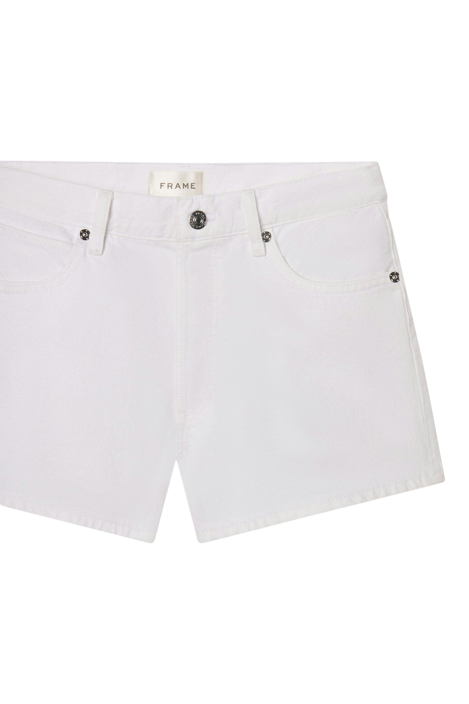 Frame Denim Hang Short in White