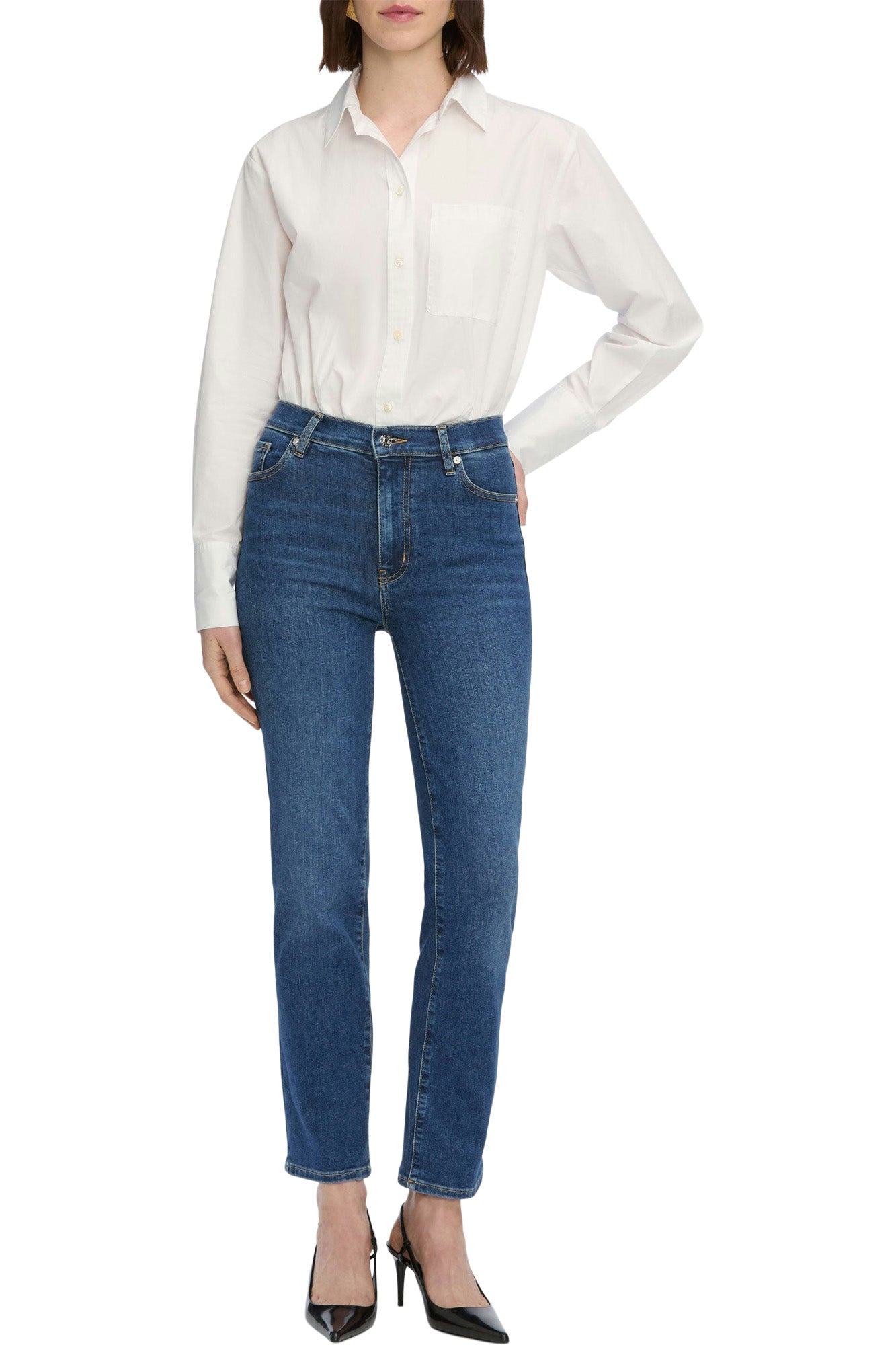 Frame Denim Le Sleek Straight in Femma