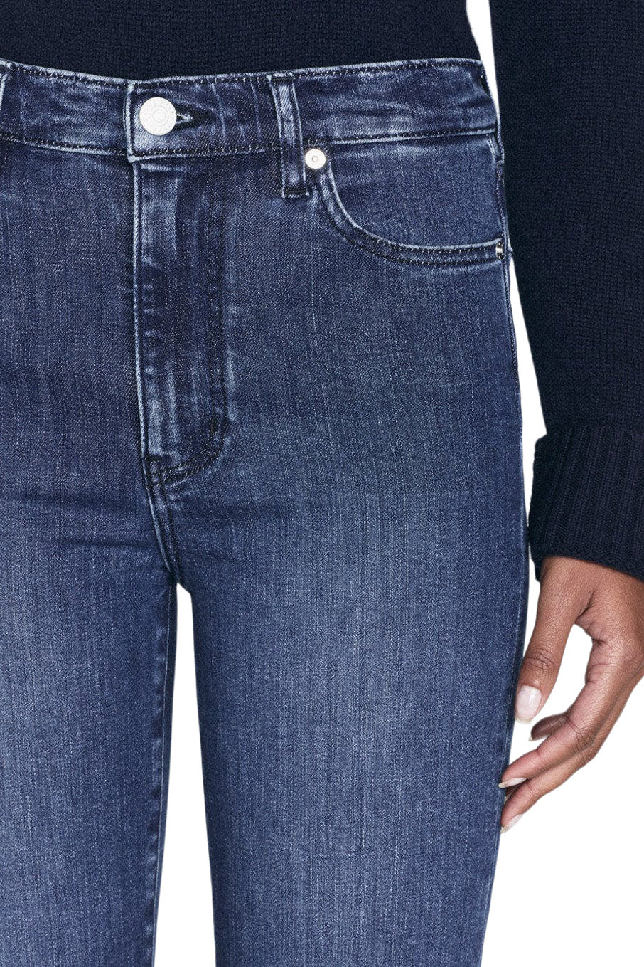 Frame Denim Le Sleek Straight in Thunderstorm