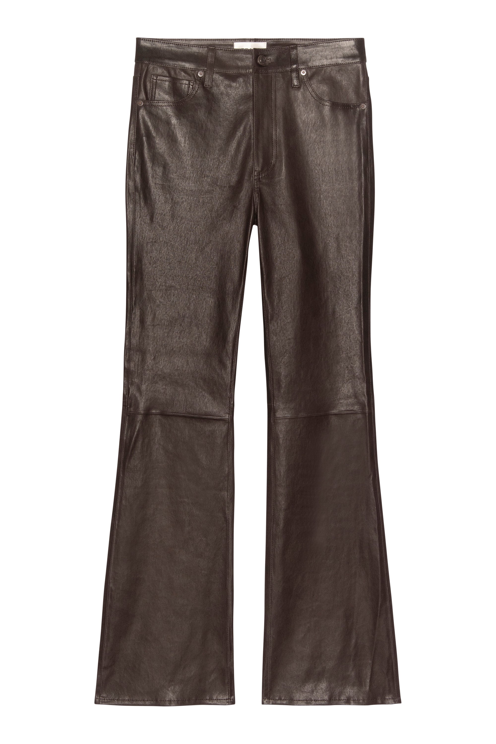 Frame Denim Leather Reboot in Carob