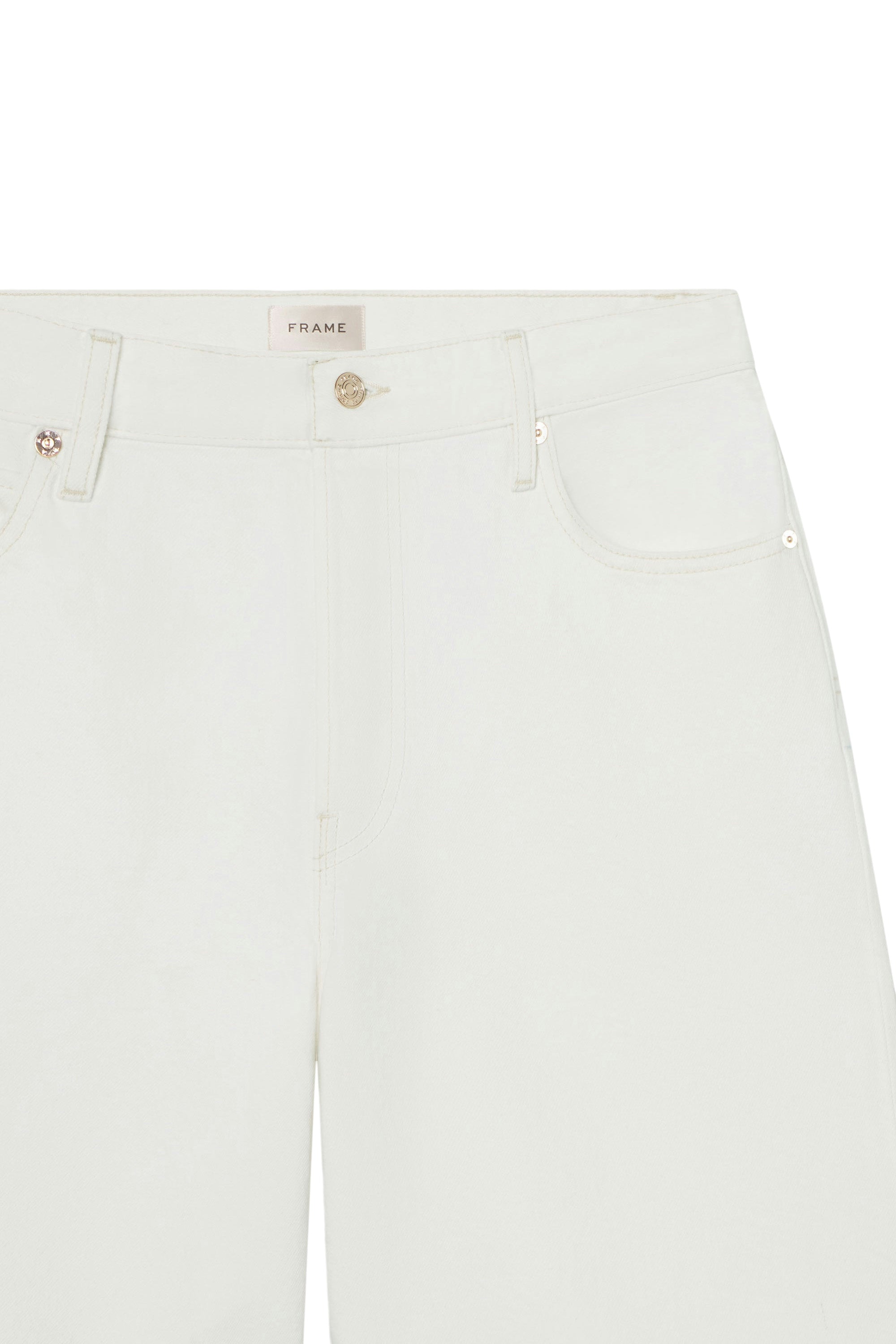 Frame Denim Leisure Shorts in Au Natural Clean