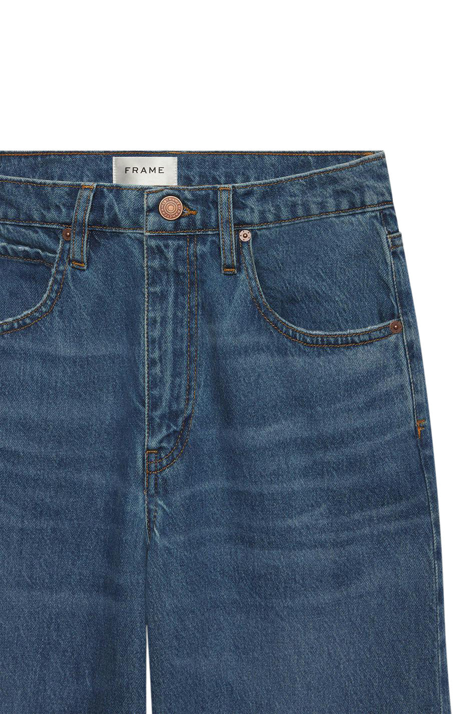 Frame Denim Low Slung Barrel
in Caramia