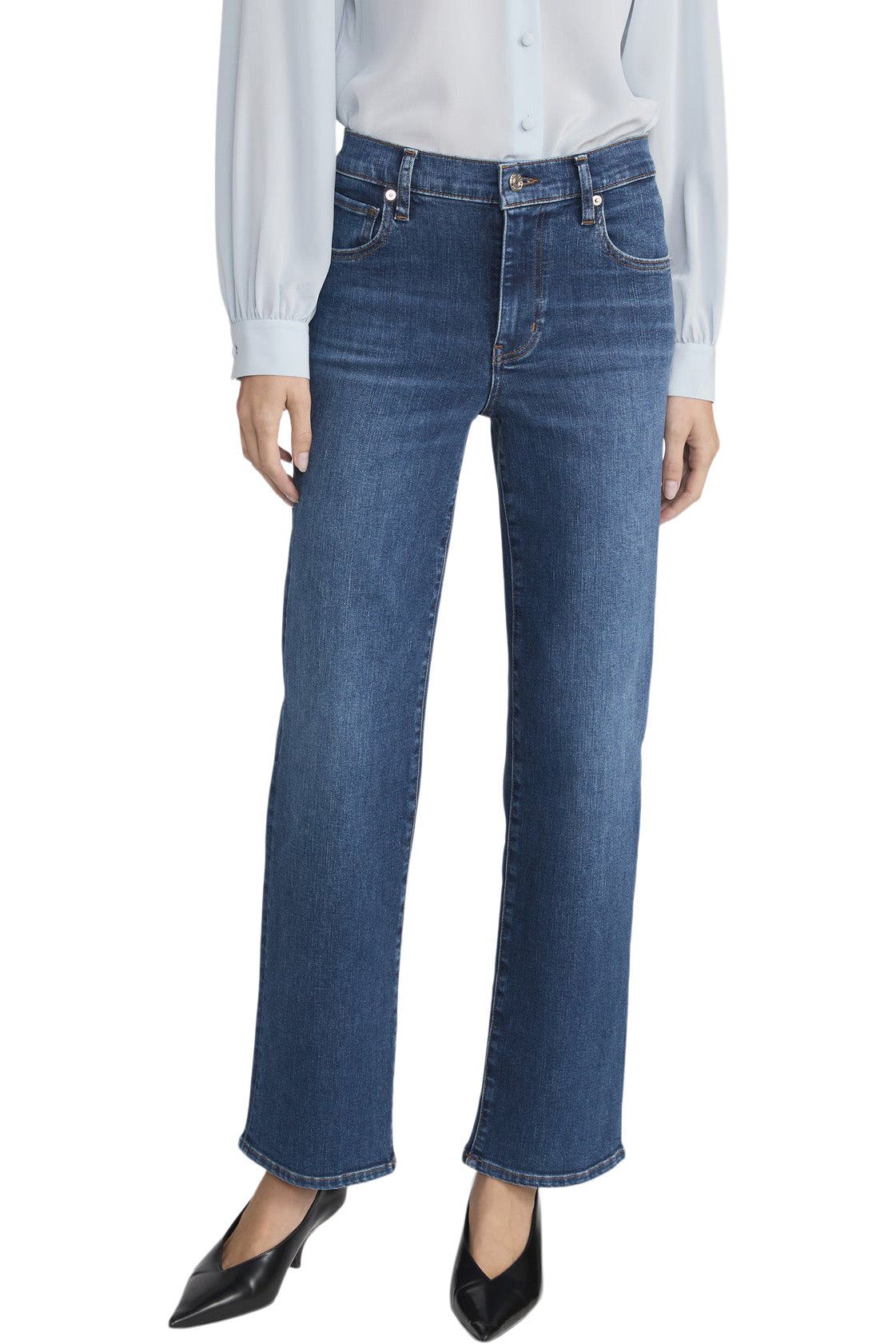 Frame Denim Mellow Jeans in Solace