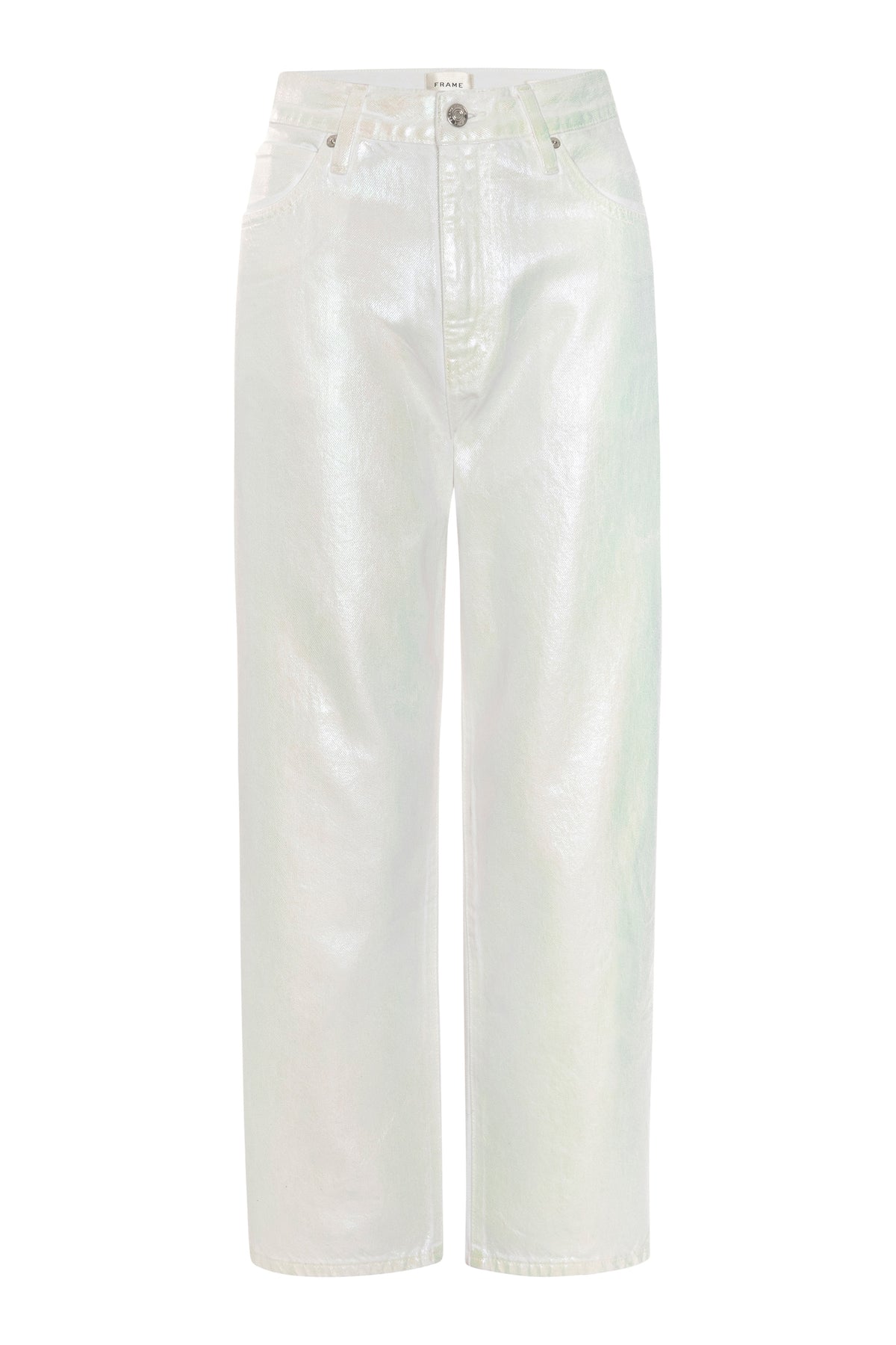 Frame Denim The Coated Hang in Pearl