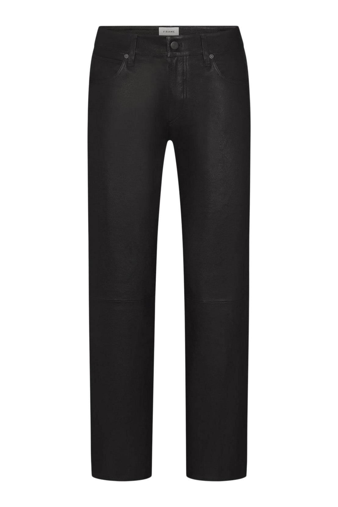 Frame Denim The Leather Cigarette in Black