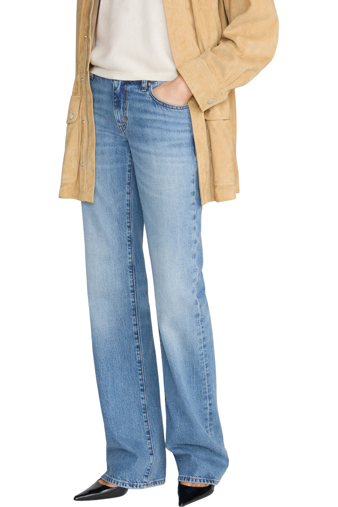 Frame Denim The Off Duty Rodeo in Flutter