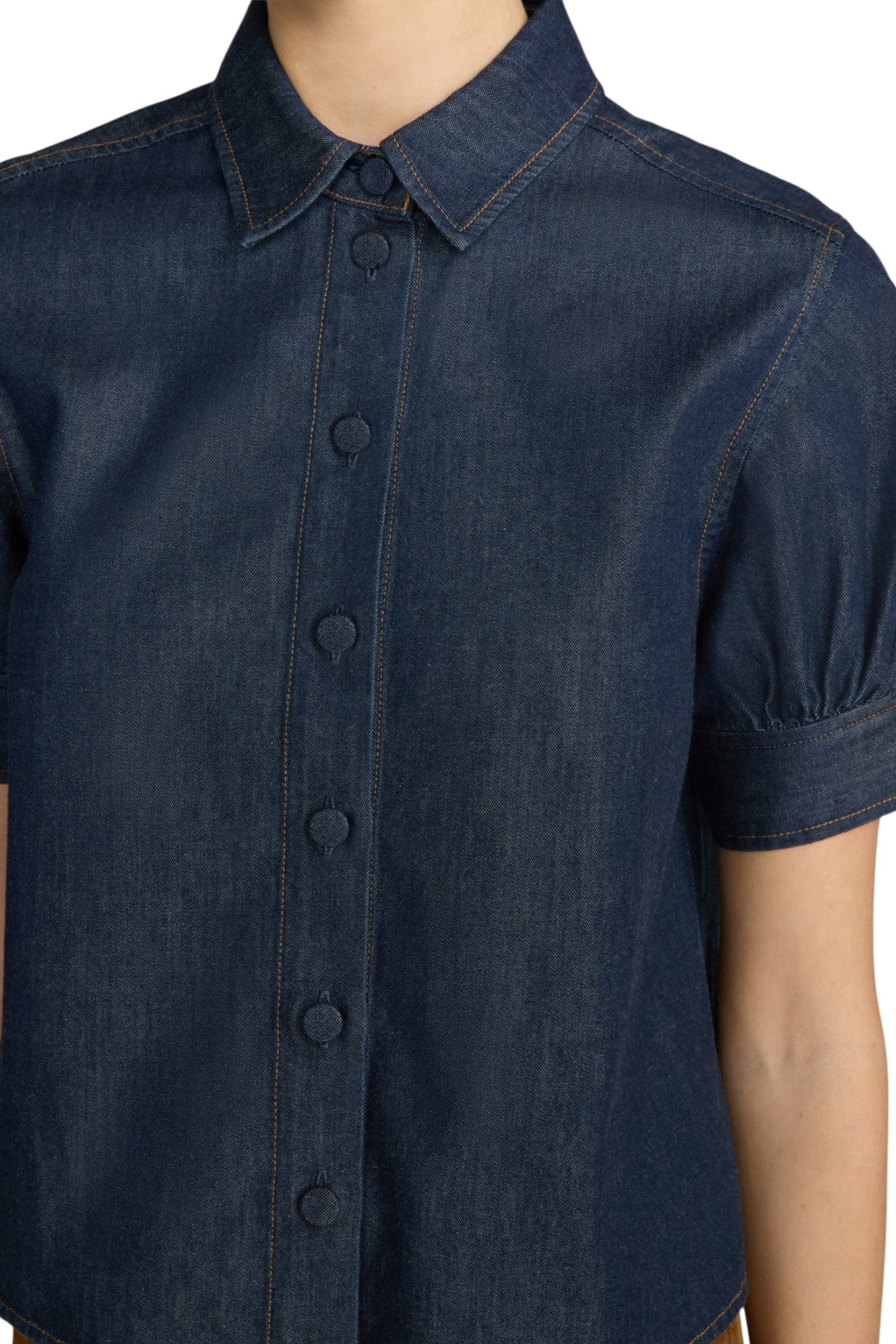Frame Denim The Poise Top in Rinse