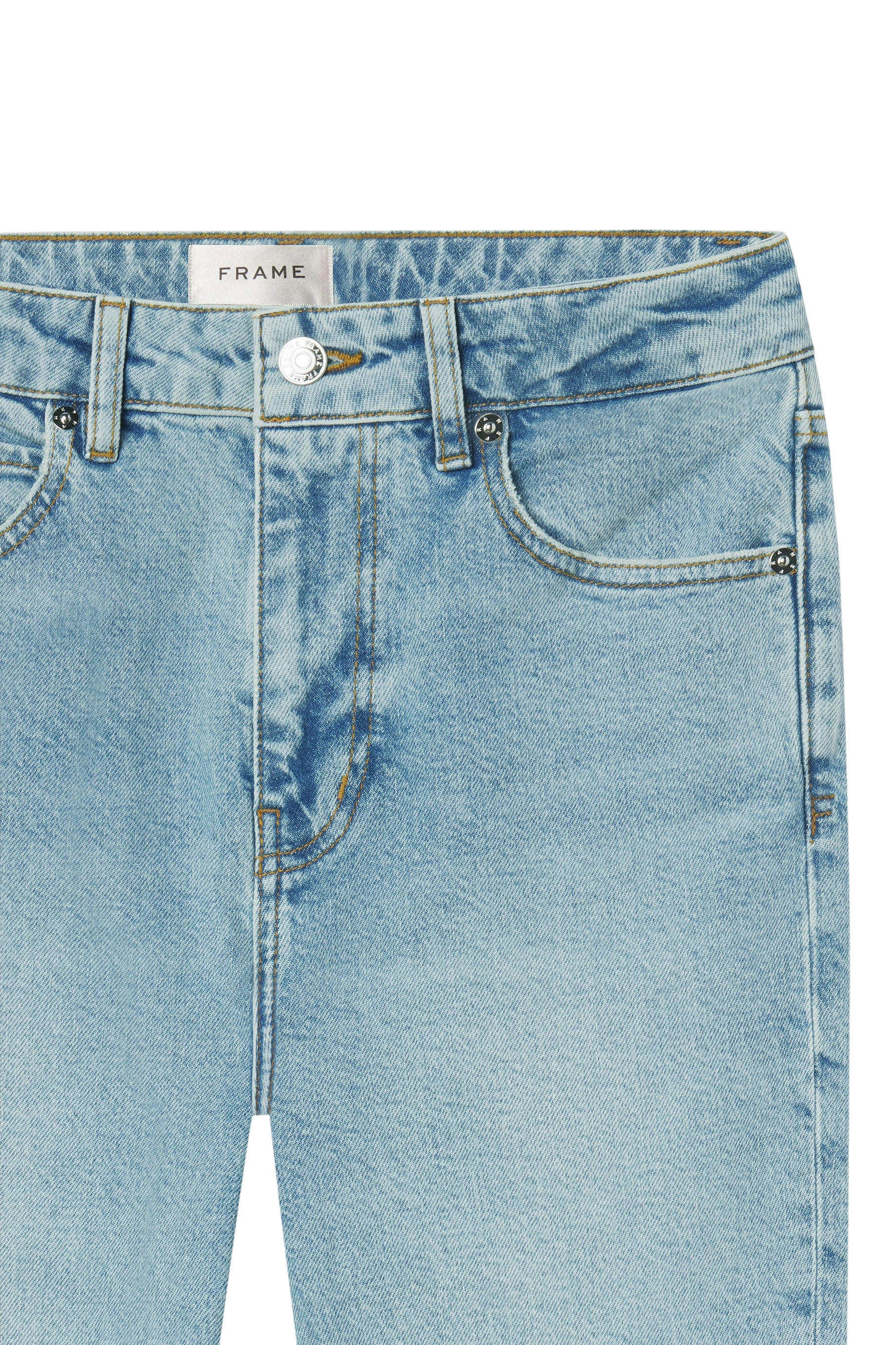 Frame Denim The Ruler Crop in Dolly