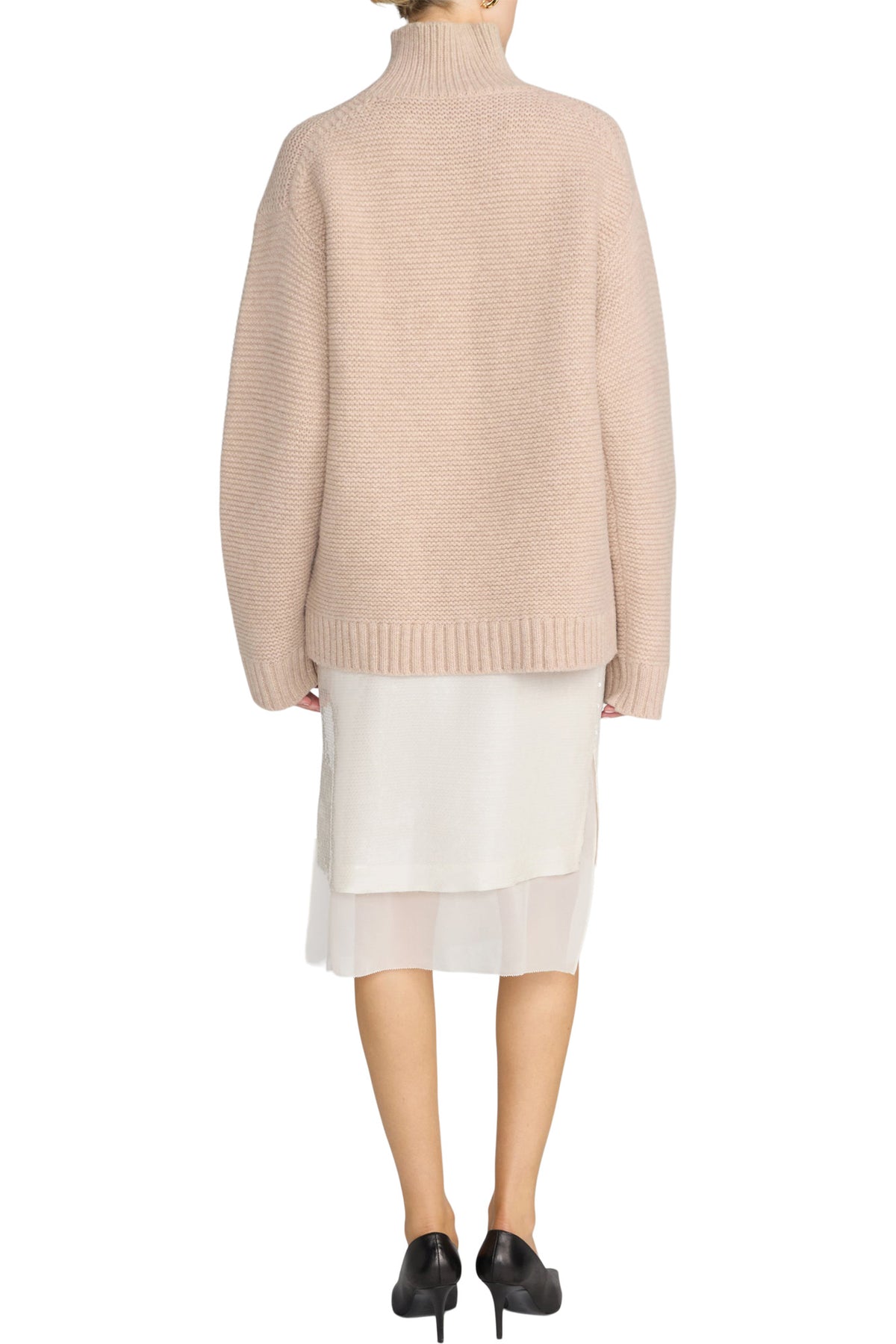 Frame Denim The Sequin Starlight Skirt in Cream