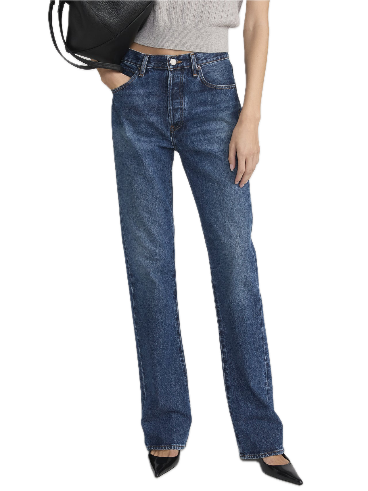 Frame Denim Vertical Denim in Logic