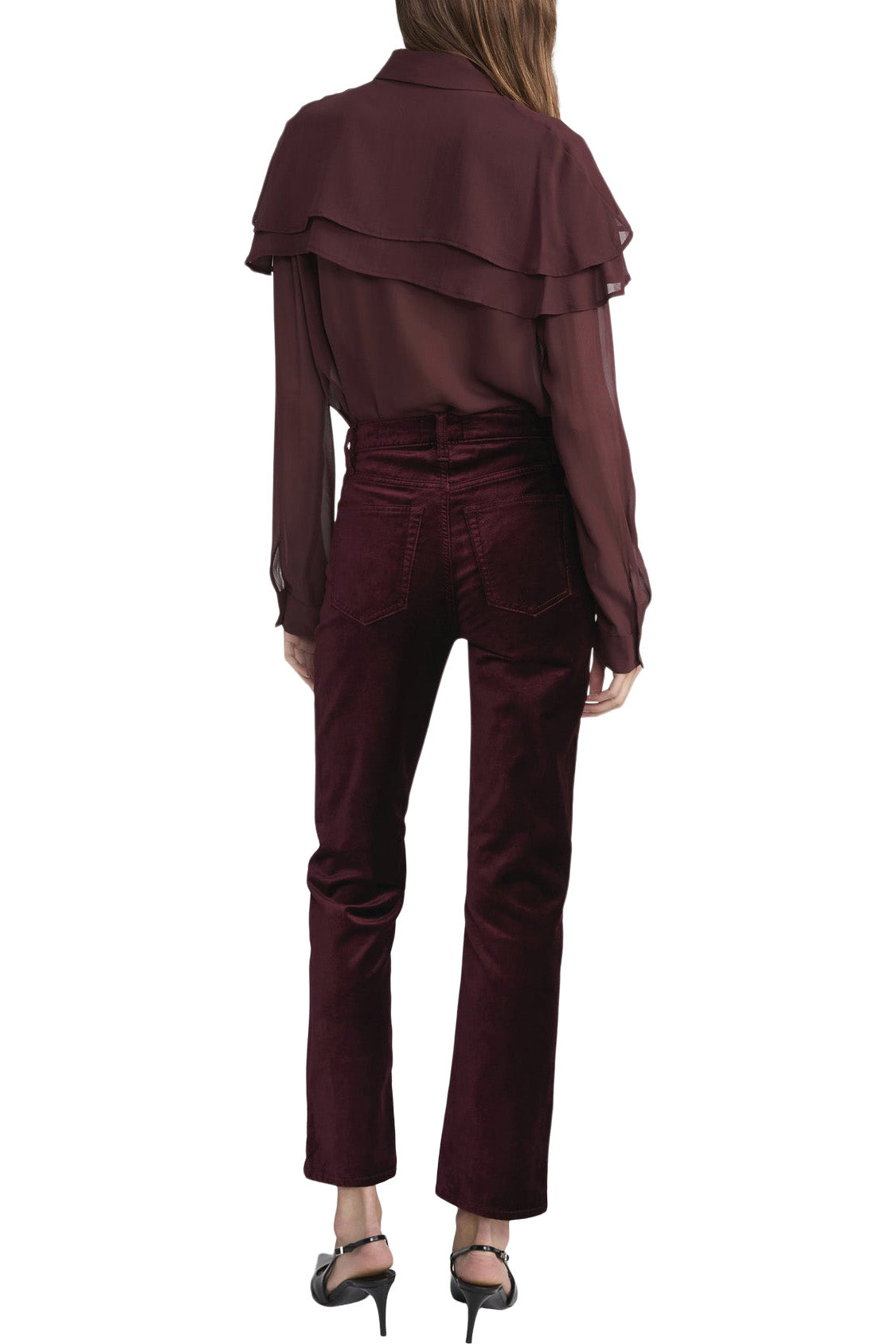 Frame Denim Velvet Le Sleek Straight