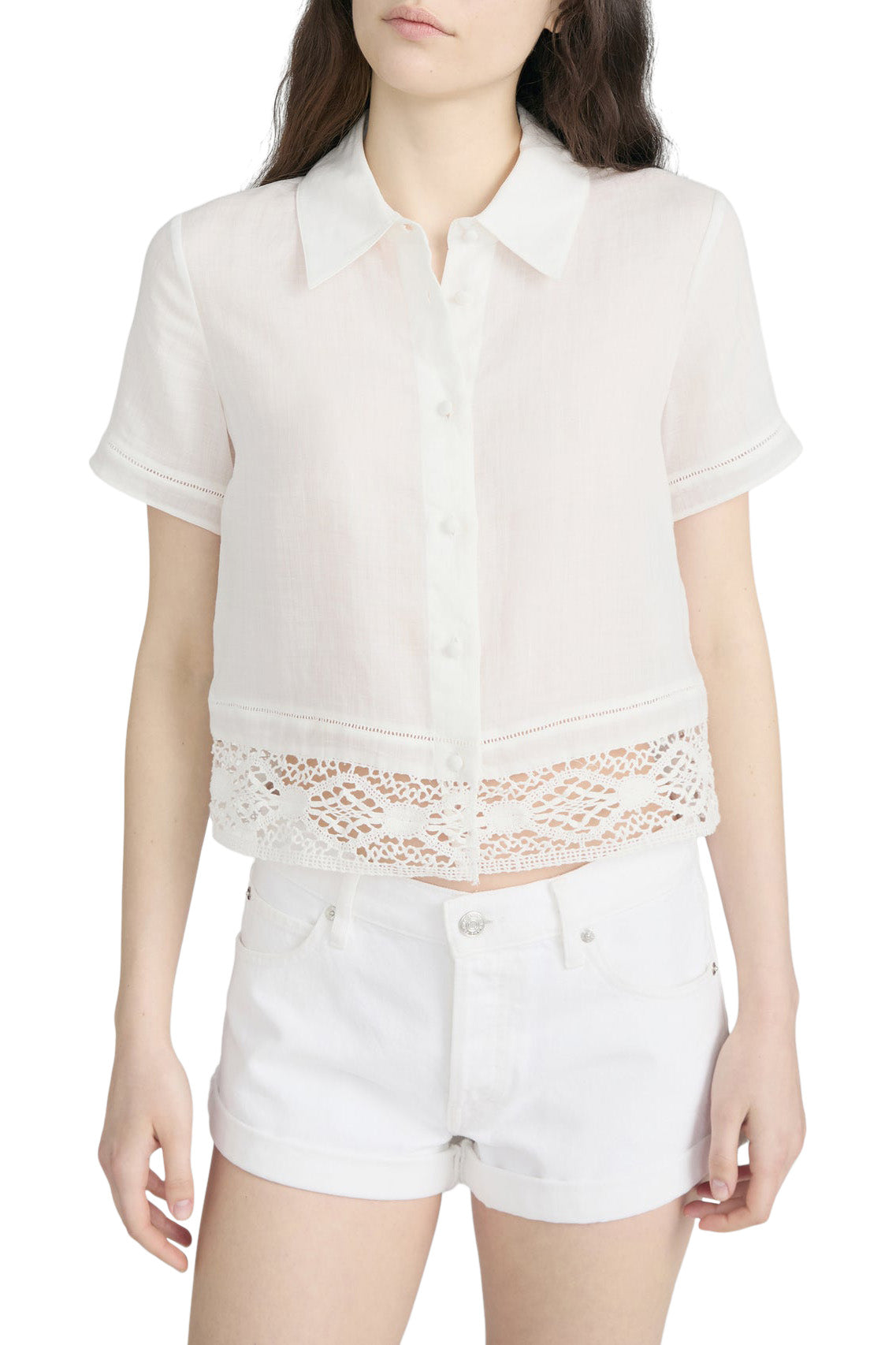 Frame Denim Heirloom Shirt in White