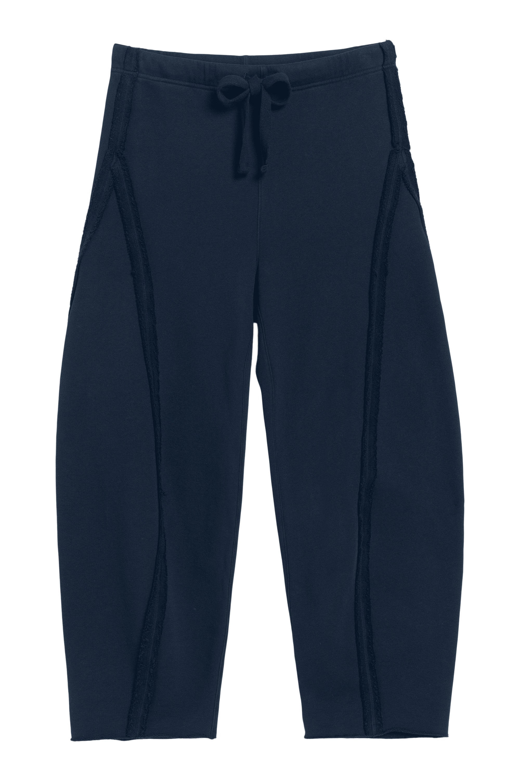 Frank & Eileen Bibi Barrel Leg Sweatpants in Classic Navy
