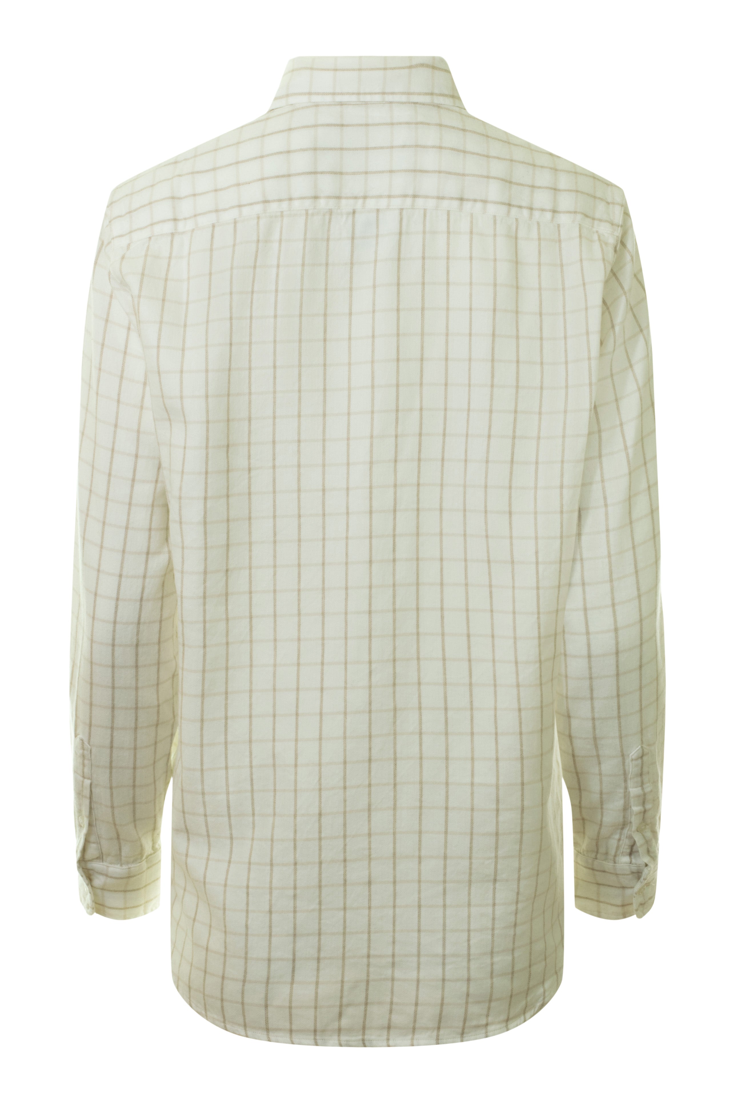 Frank & Eileen Eileen Relaxed Button Up Shirt in Cream Camel Check