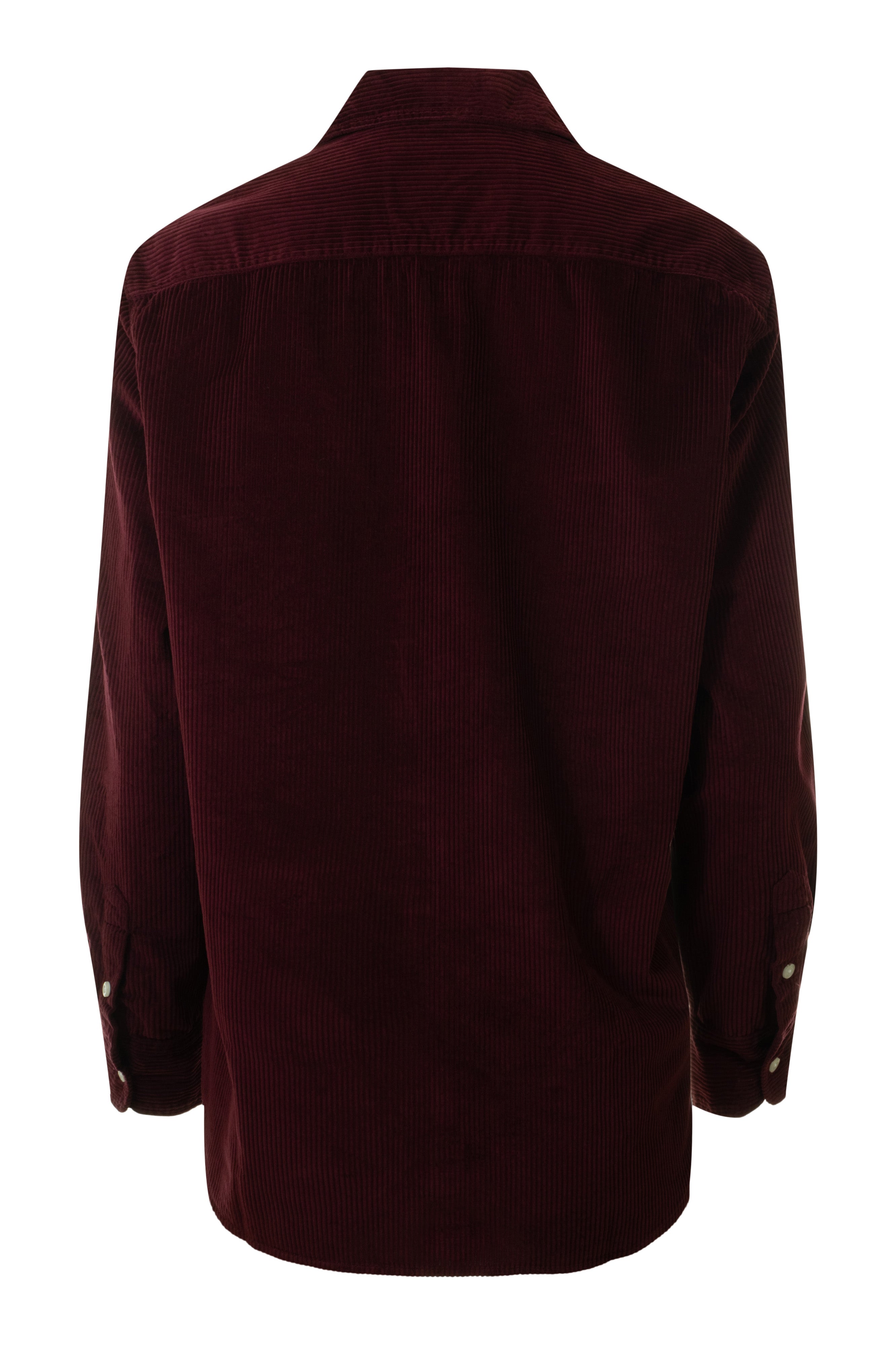 Frank & Eileen Eileen Relaxed Button Up Shirt in Maroon Corduroy