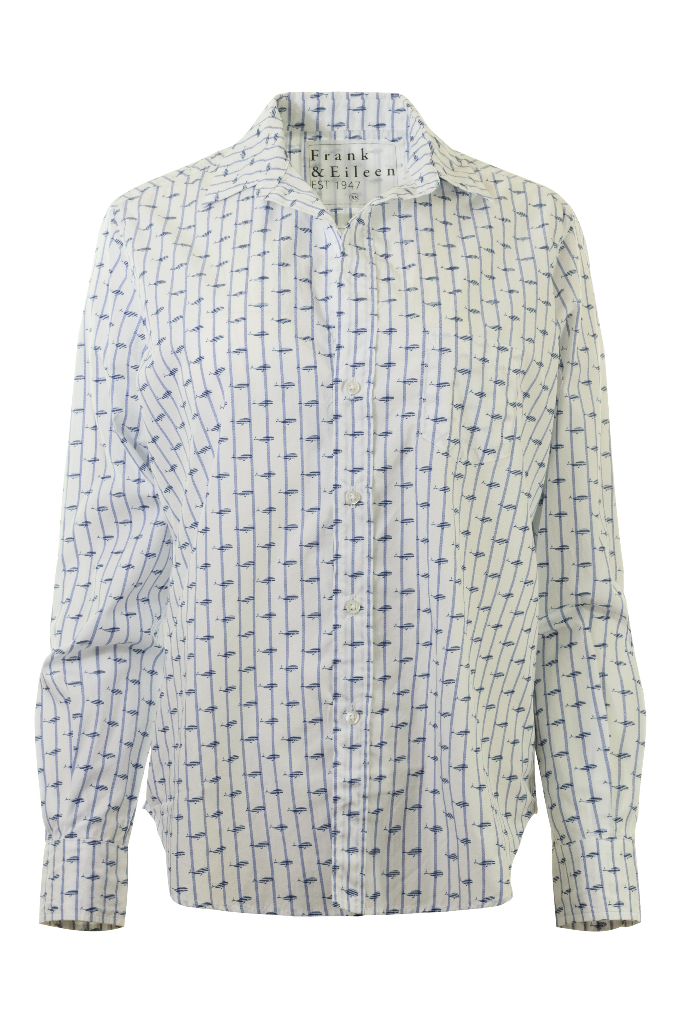 Frank & Eileen Eileen Relaxed Button-Up Shirt
in Stripe Whale