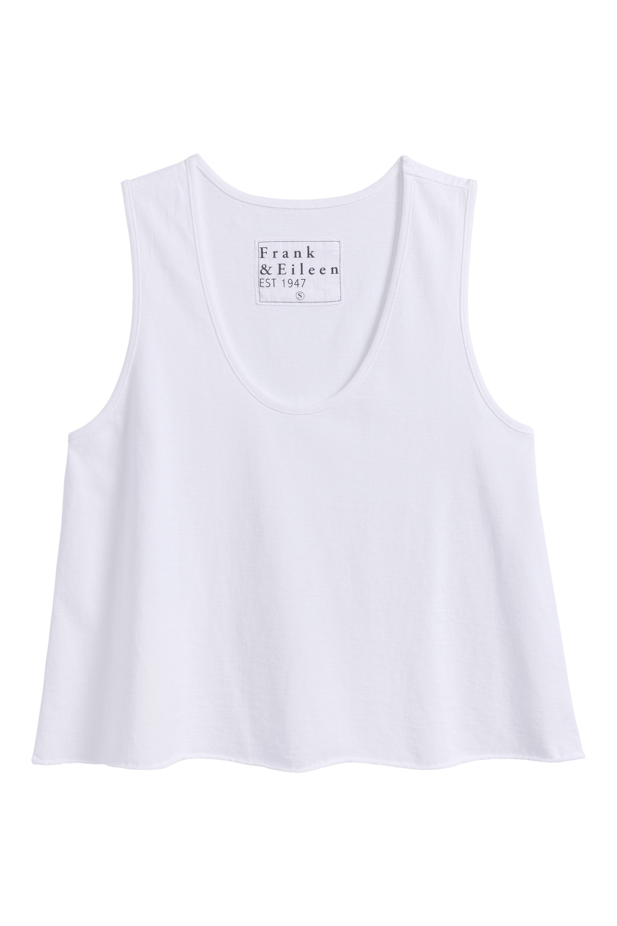 Frank & Eileen Inny Sleeveless Tank in White