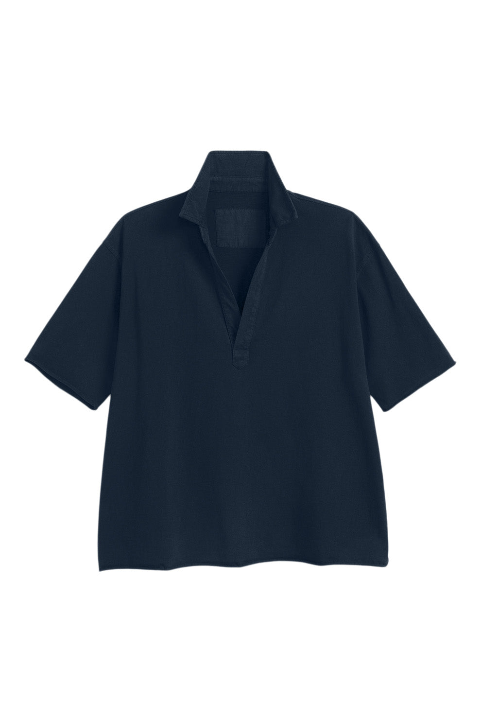 Frank & Eileen Patty Short Sleeve Popover Henley in Classic Navy