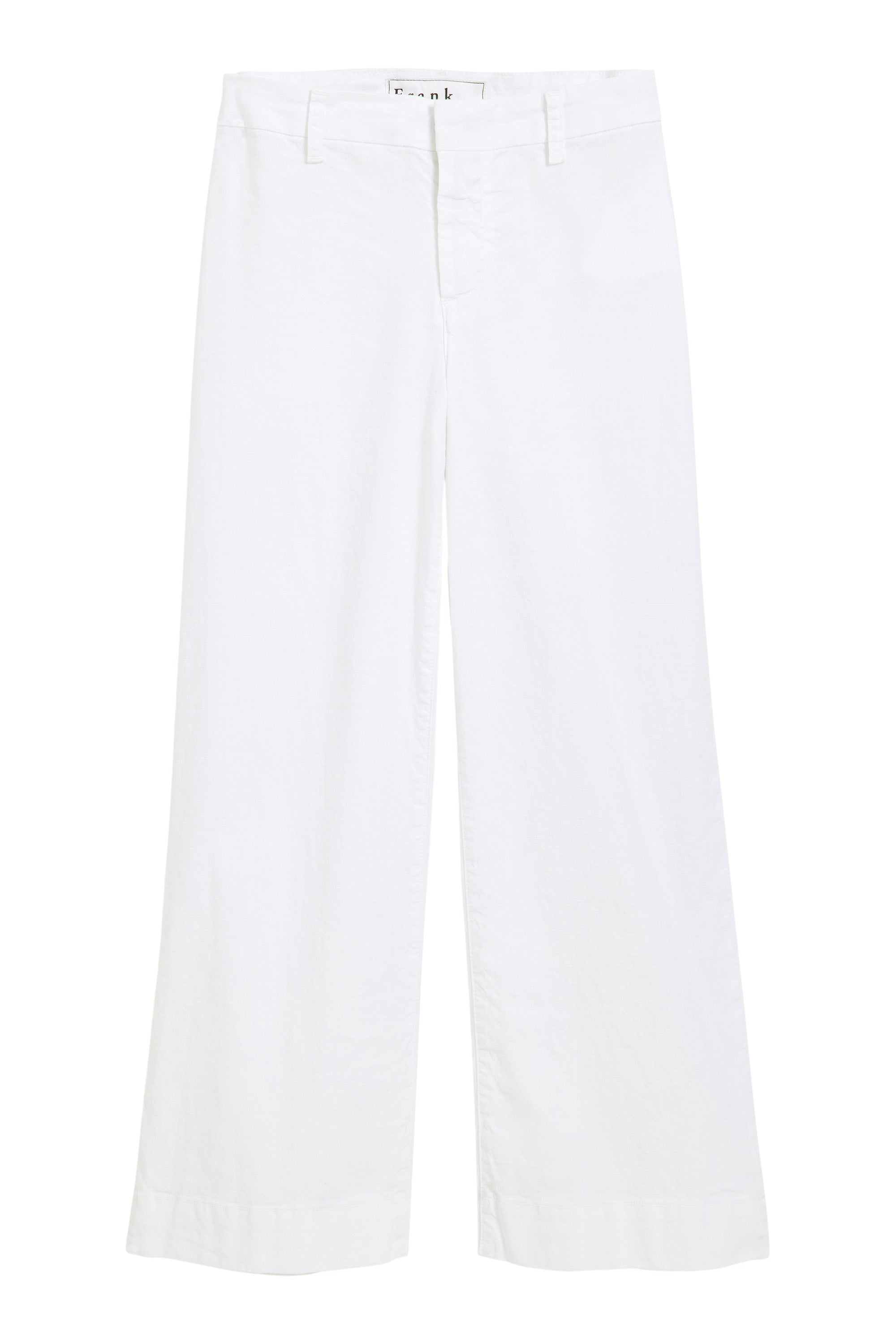 Frank & Eileen Wexford Trouser in White Linen