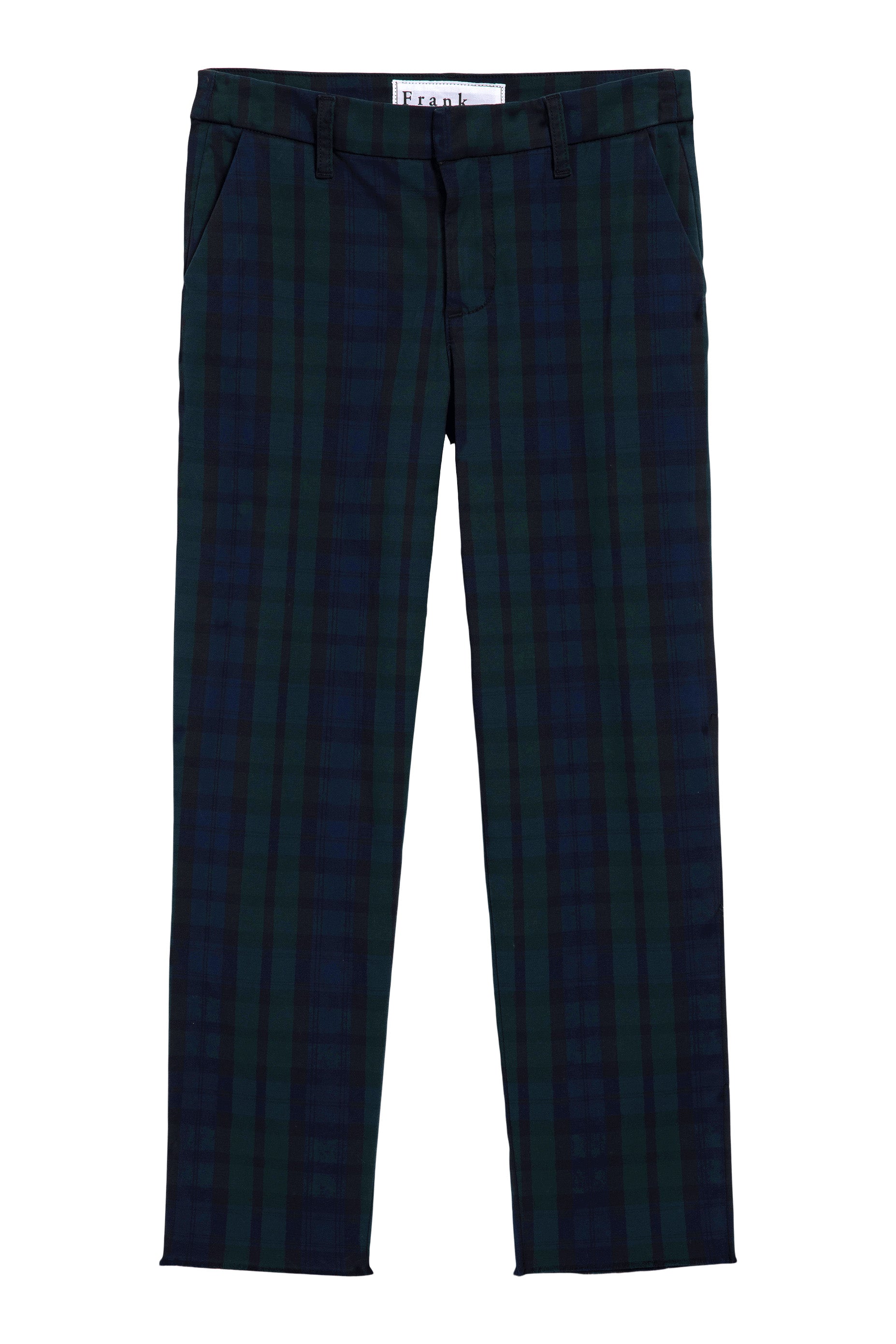 Frank & Eileen Wicklow Italian Chino in Black Watch Plaid