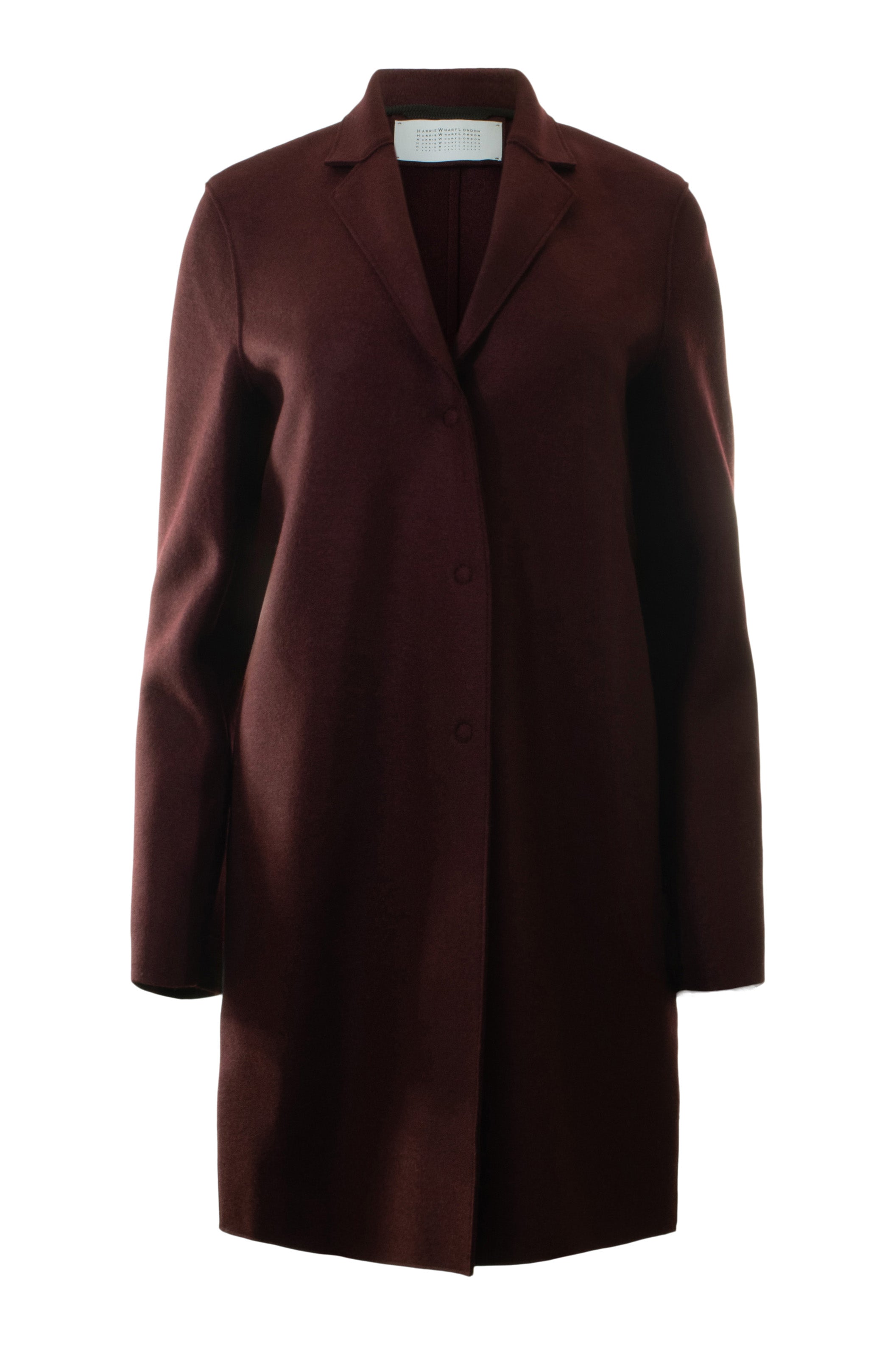 Harris Wharf London Pressed Wool Cocoon Coat