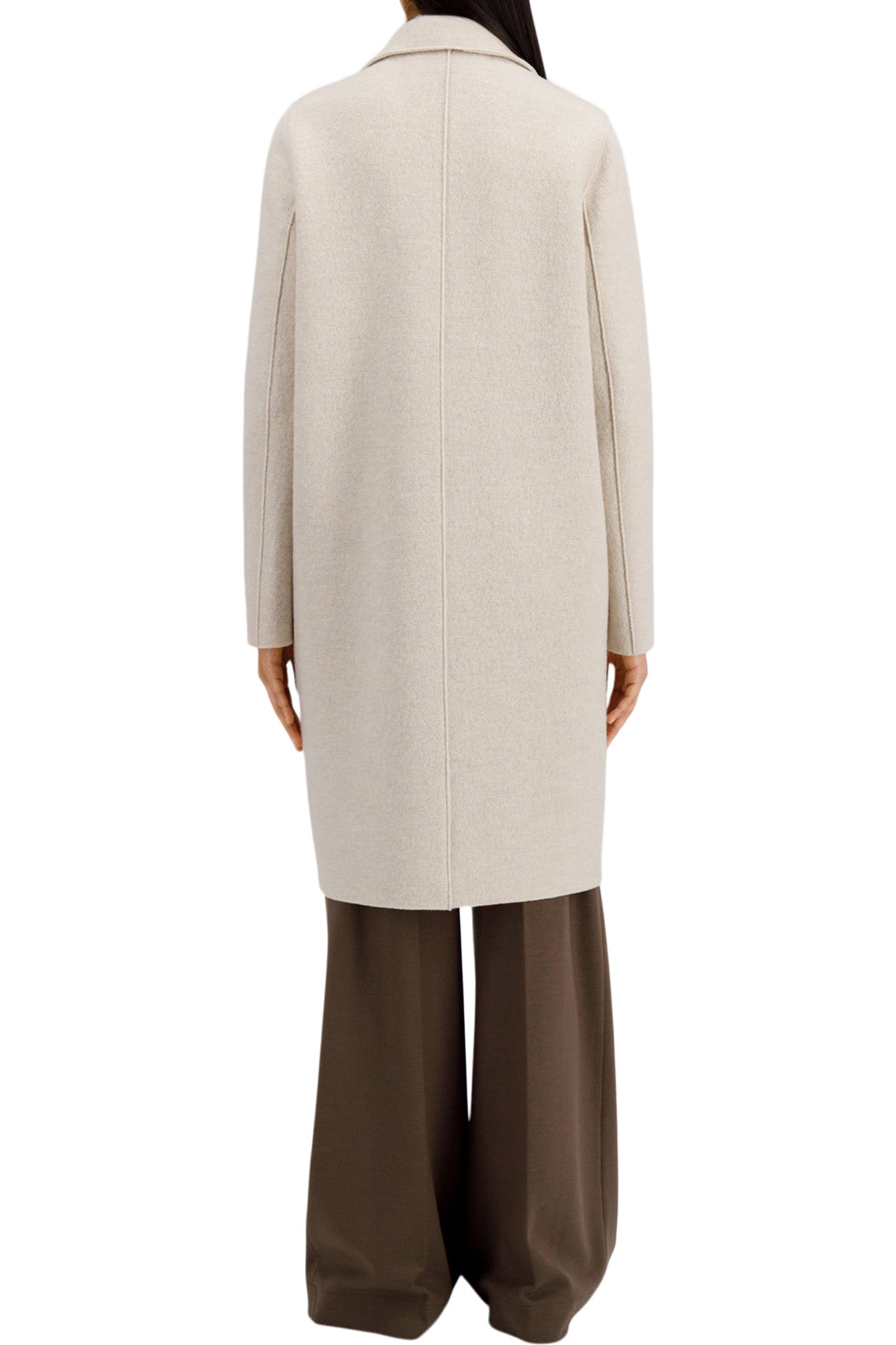 Harris Wharf London Boiled Wool Overcoat