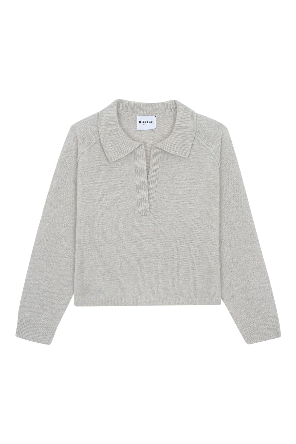 Kujten Aenora Cropped Polo Sweater