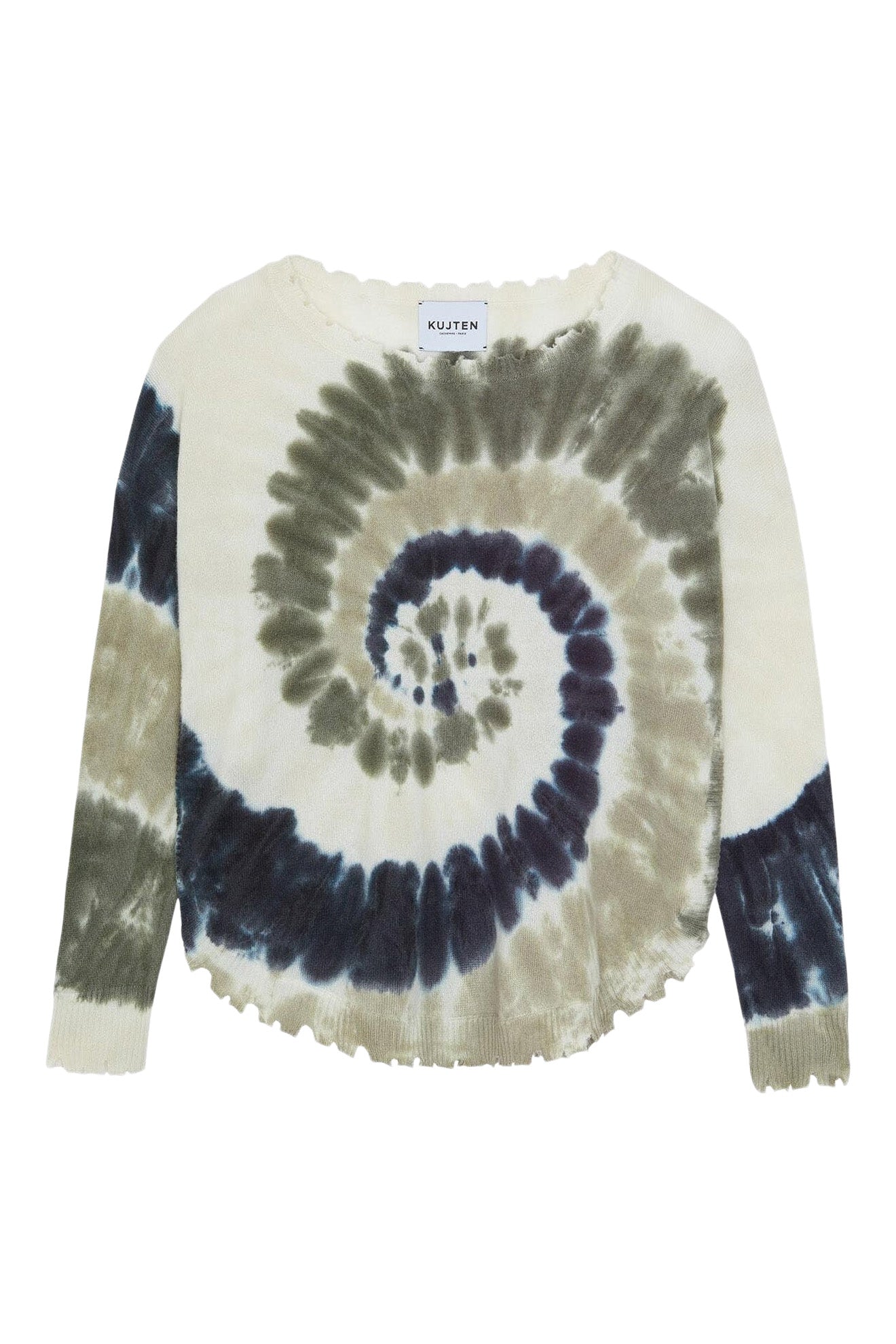 Kujten Mela Sunny Tie Dyed Crewneck Sweater