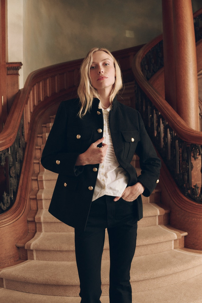 The Great Military Blazer in Black