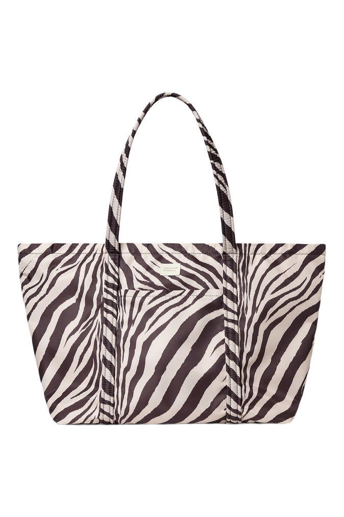 Loeffler Randall Dina Travel Tote in Vintage Zebra