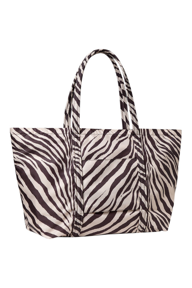 Loeffler Randall Dina Travel Tote in Vintage Zebra