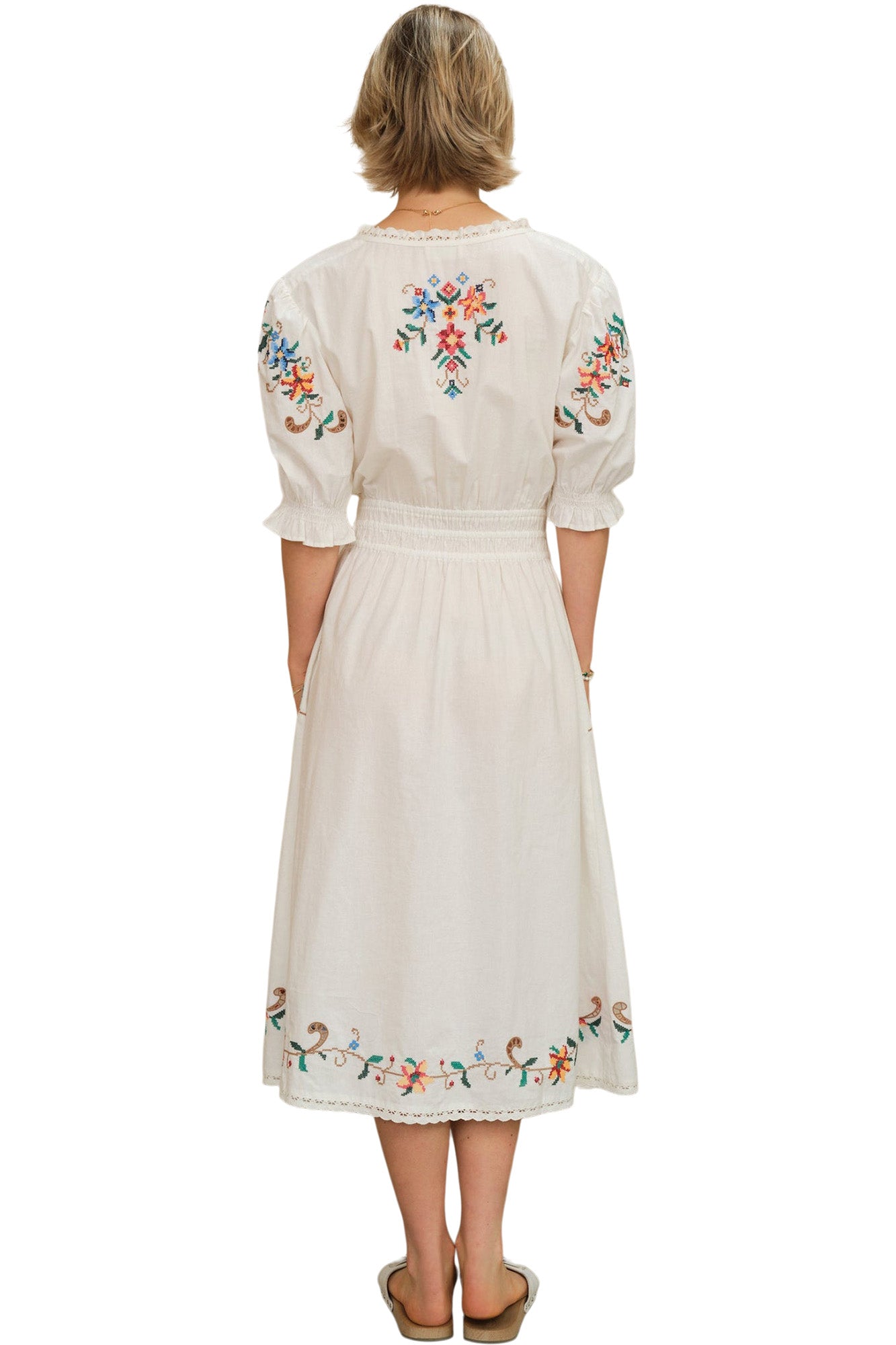 M.A.B.E Gracie Midi Dress in Multi