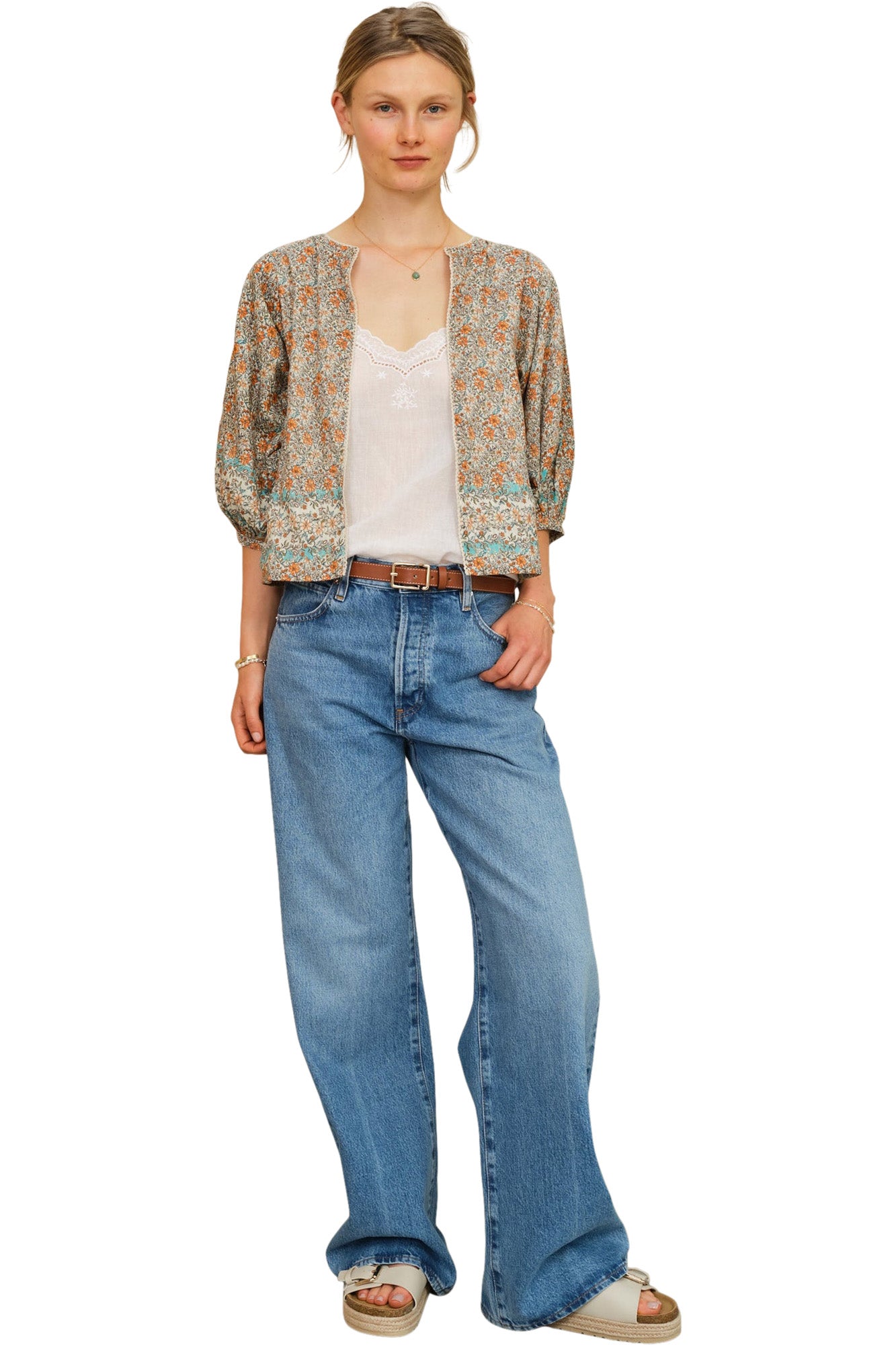 M.A.B.E Jaci Print Jacket in Multi