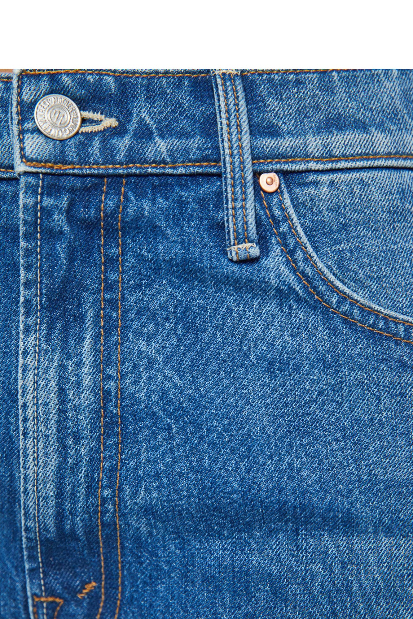 MOTHER Denim Dodger Ankle in Green Thumb