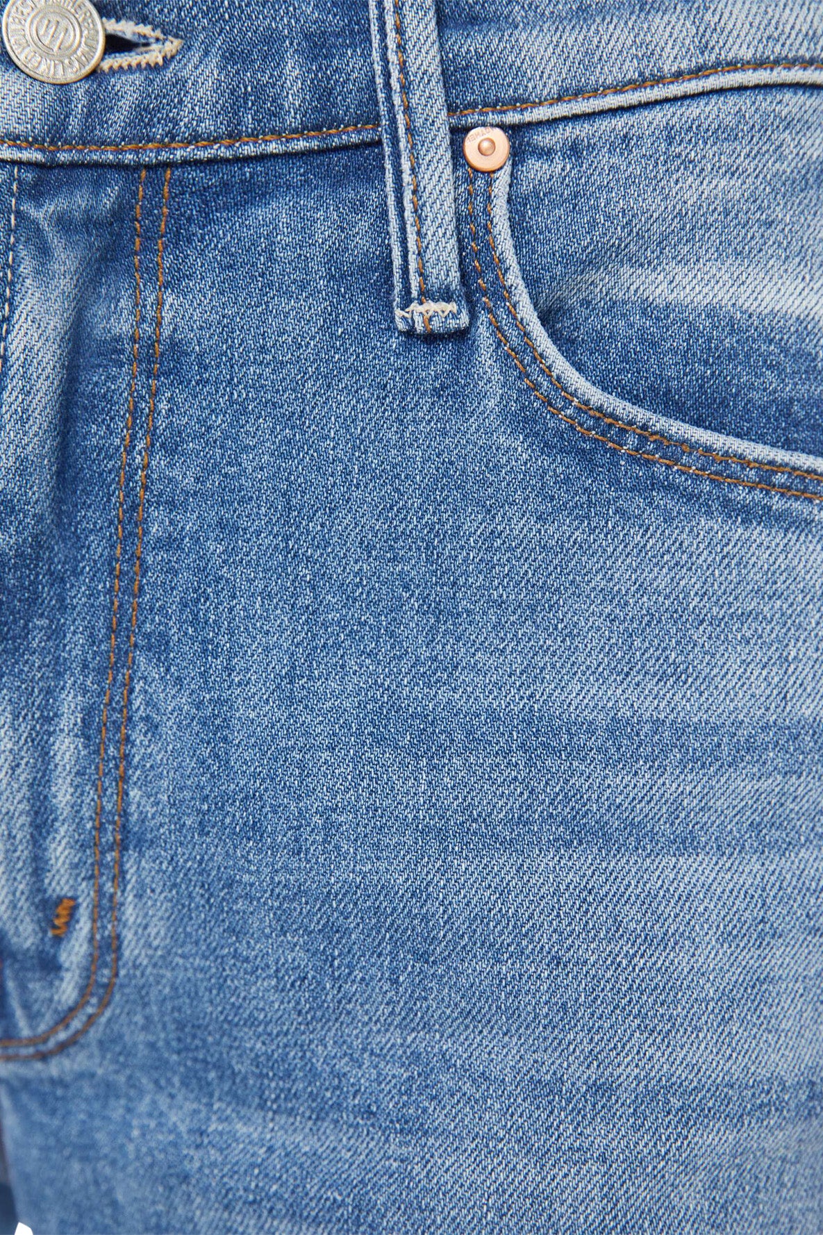 MOTHER Denim Doozy Fray in Heads or Tails