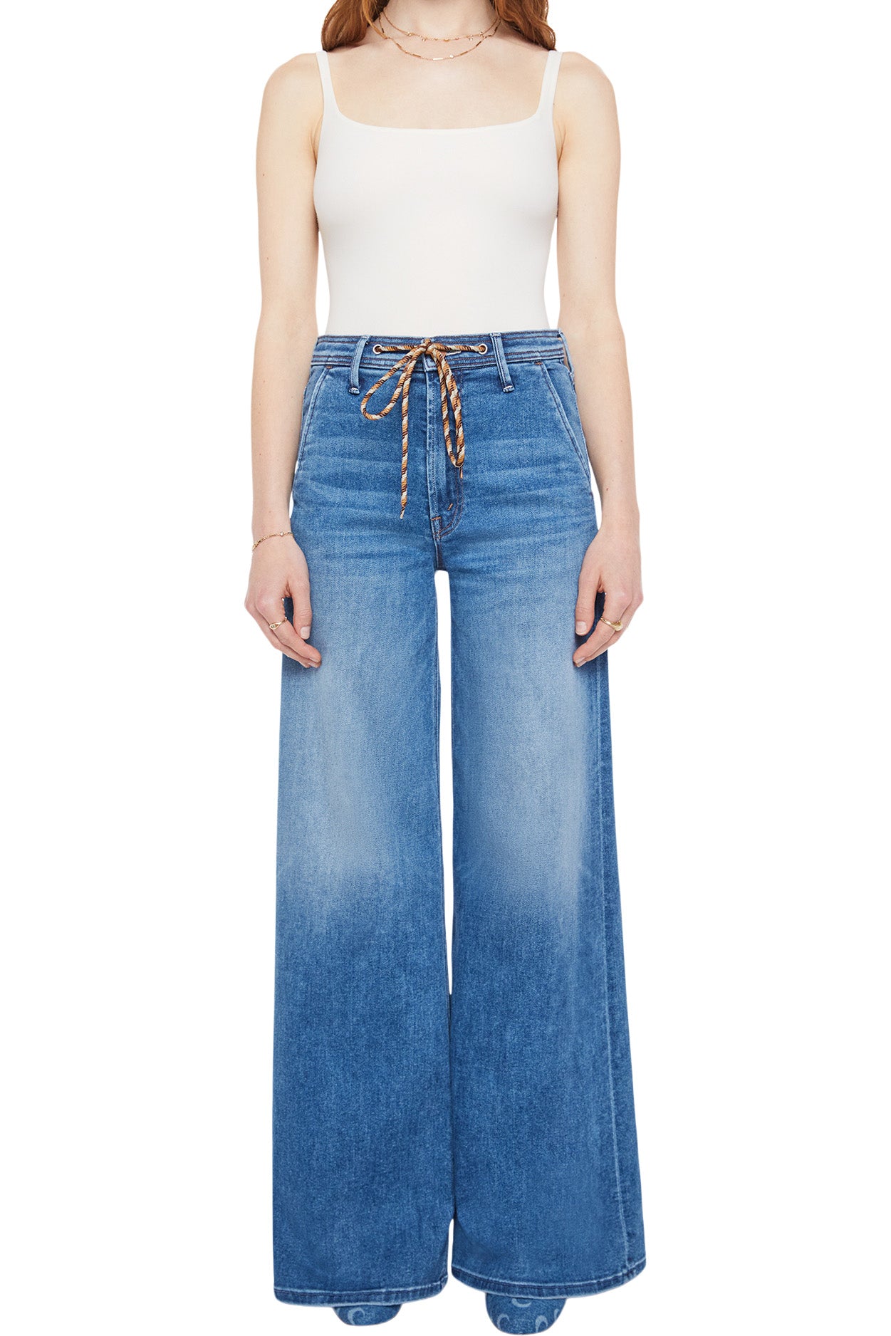 MOTHER Denim Drawn Undercover Prep Sneak in Fuzzy Wuzzy was a Bear