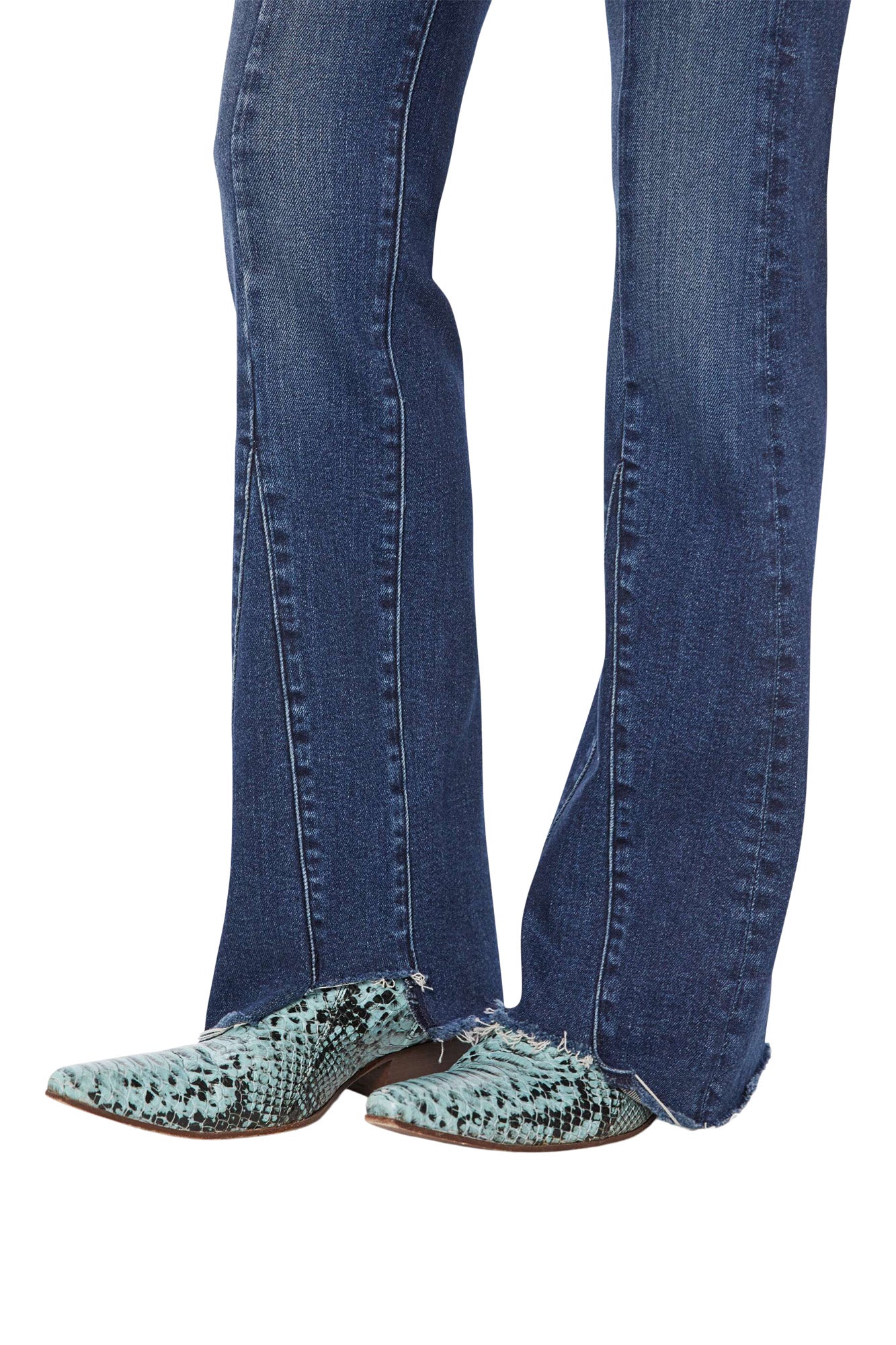 MOTHER Denim Insider Skimp Pointy Fray in You're a Riot