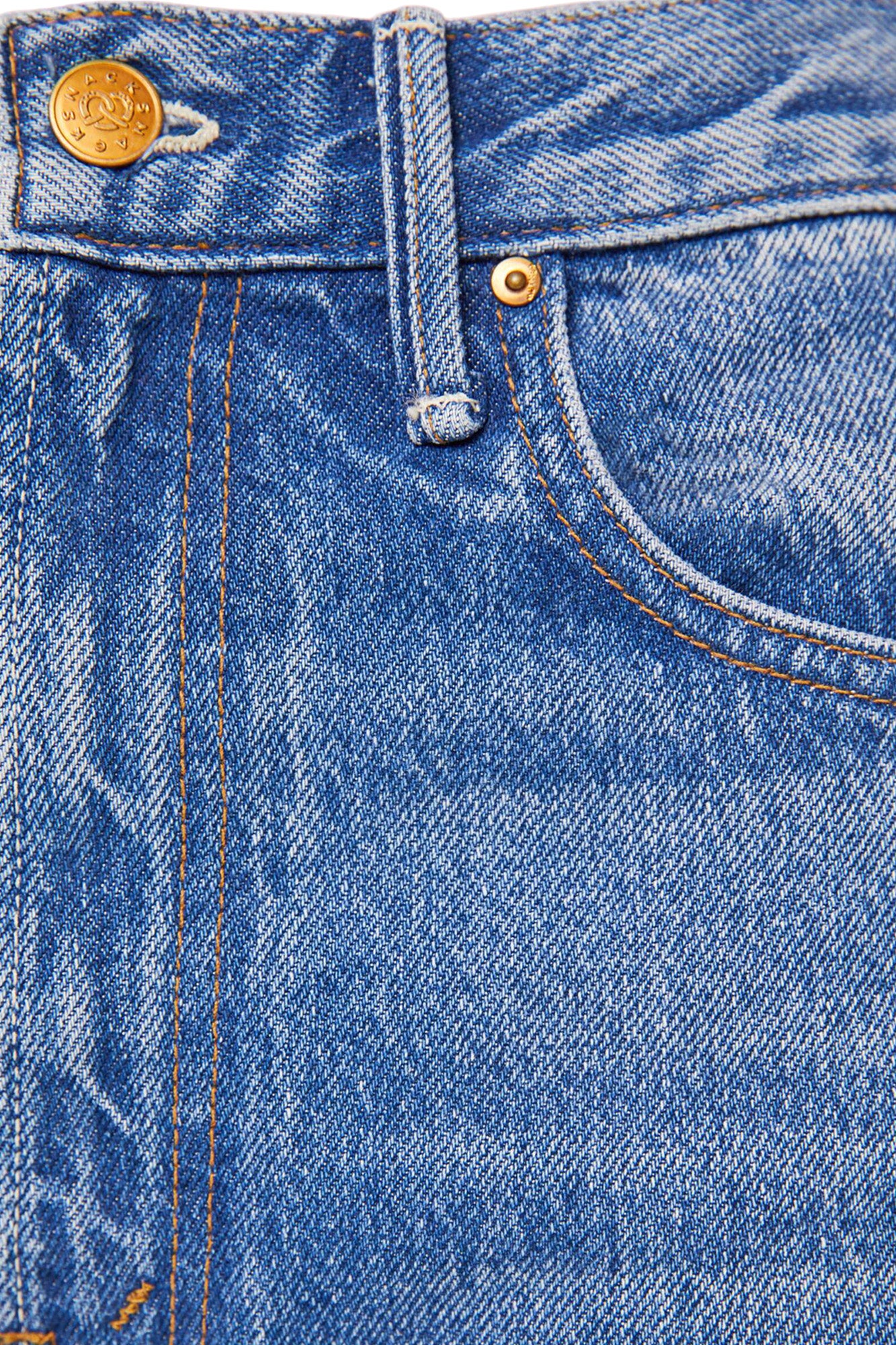 MOTHER Denim Lemon Twist Sneak in Rolling in the Dough