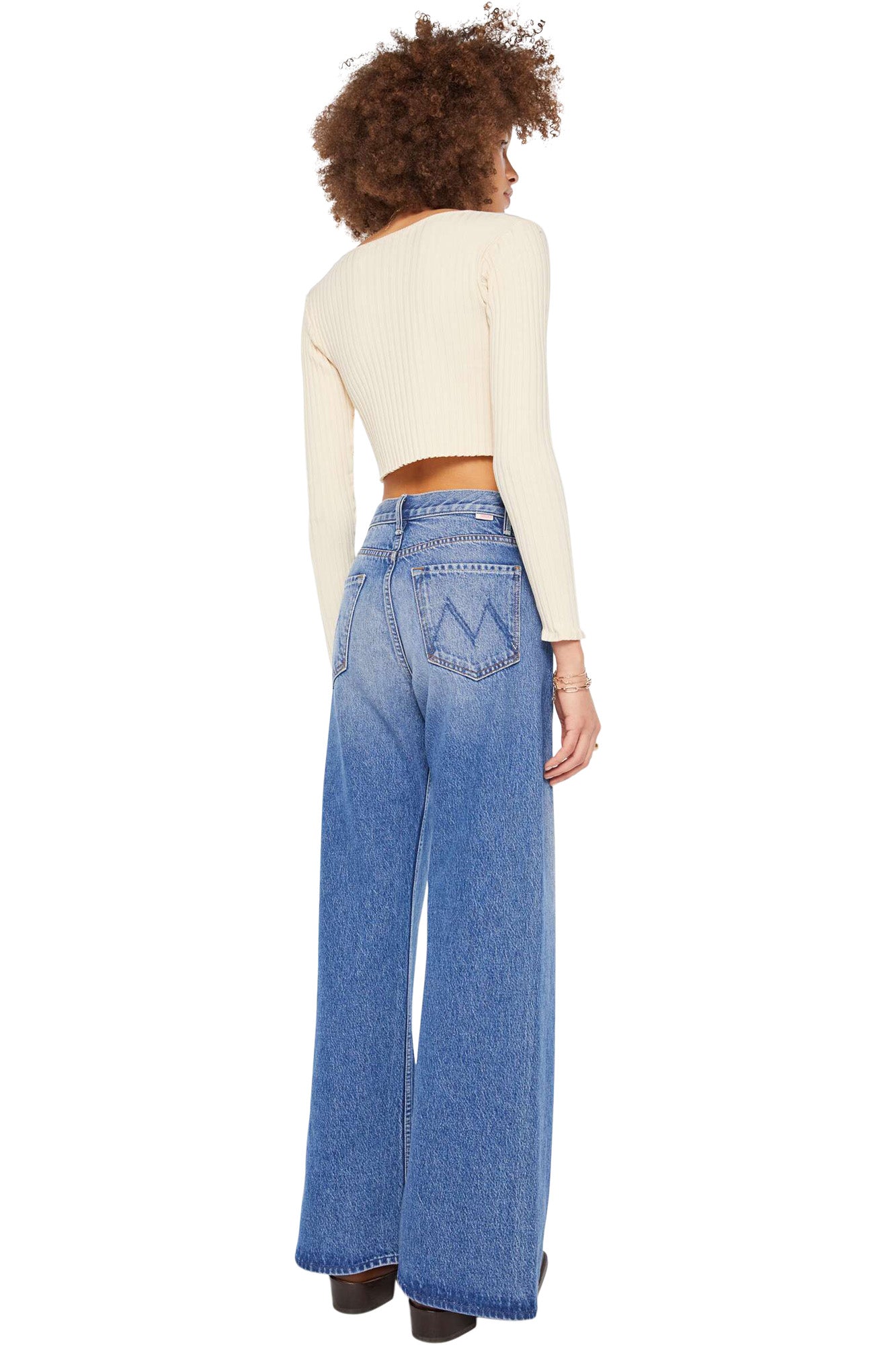 MOTHER Denim Lemon Twist Sneak in Rolling in the Dough