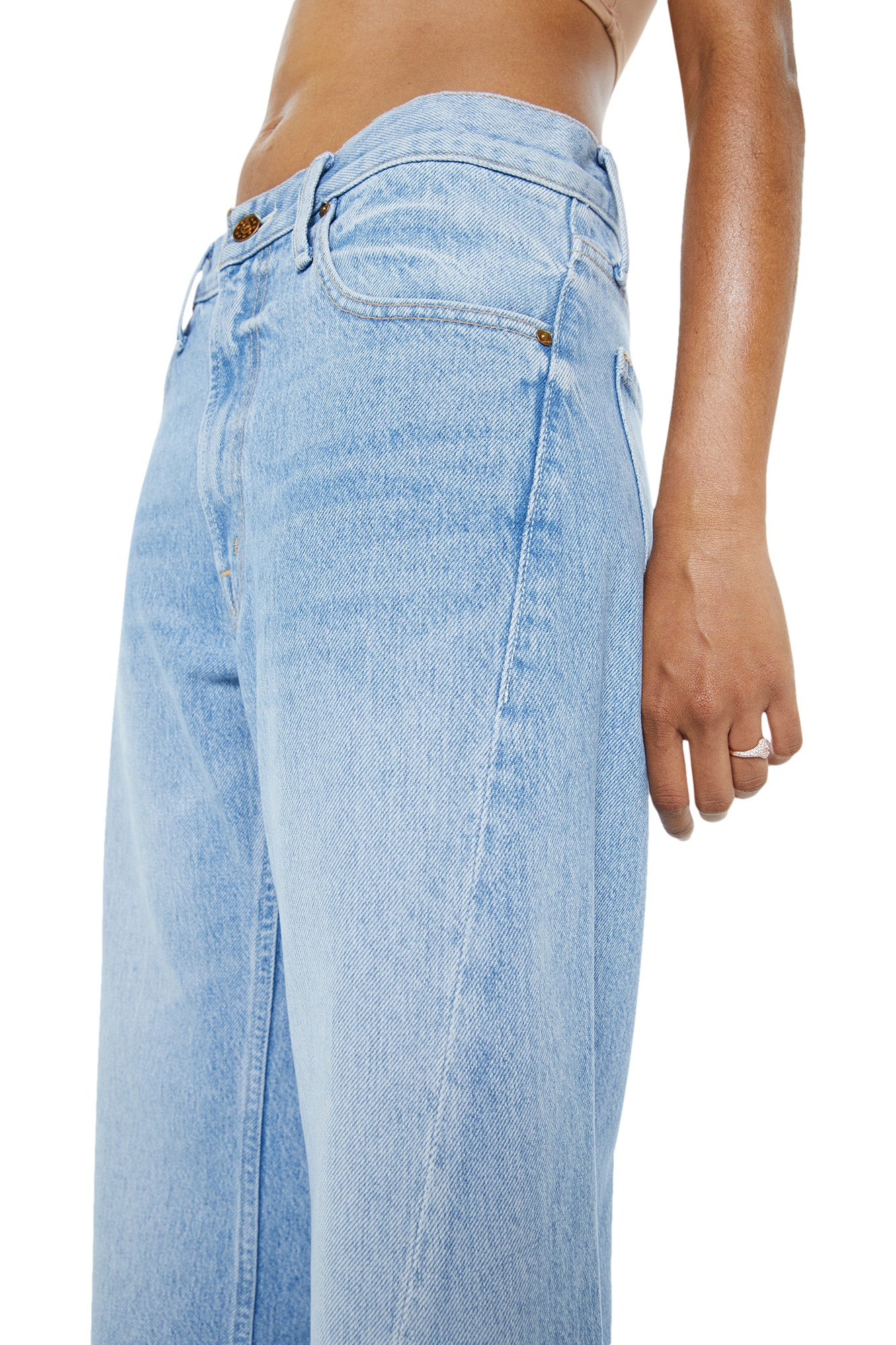 MOTHER Denim Lil Lemon Twist Sneak in Munchies