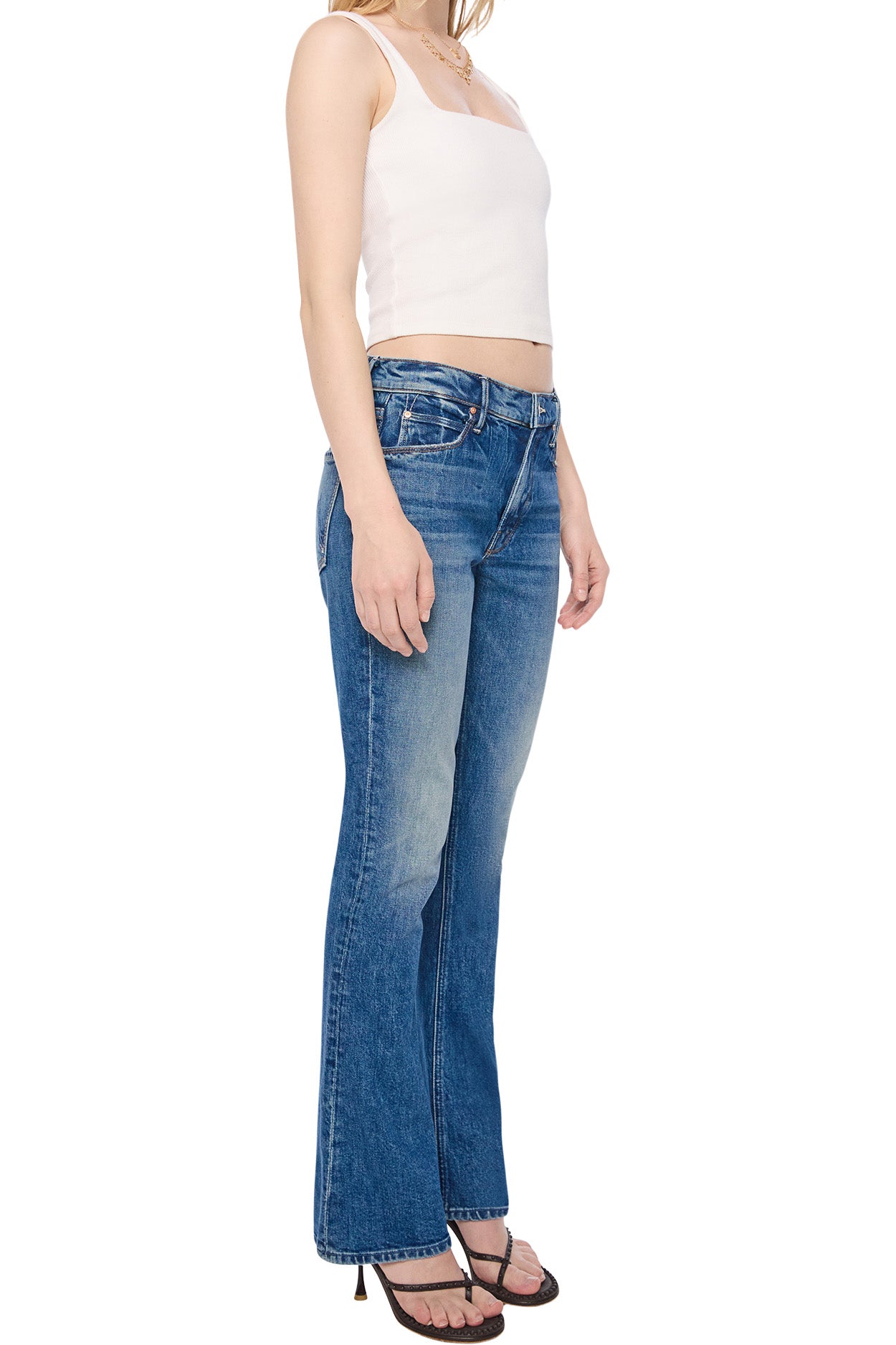 MOTHER Denim Lil Runaway in On a Roll