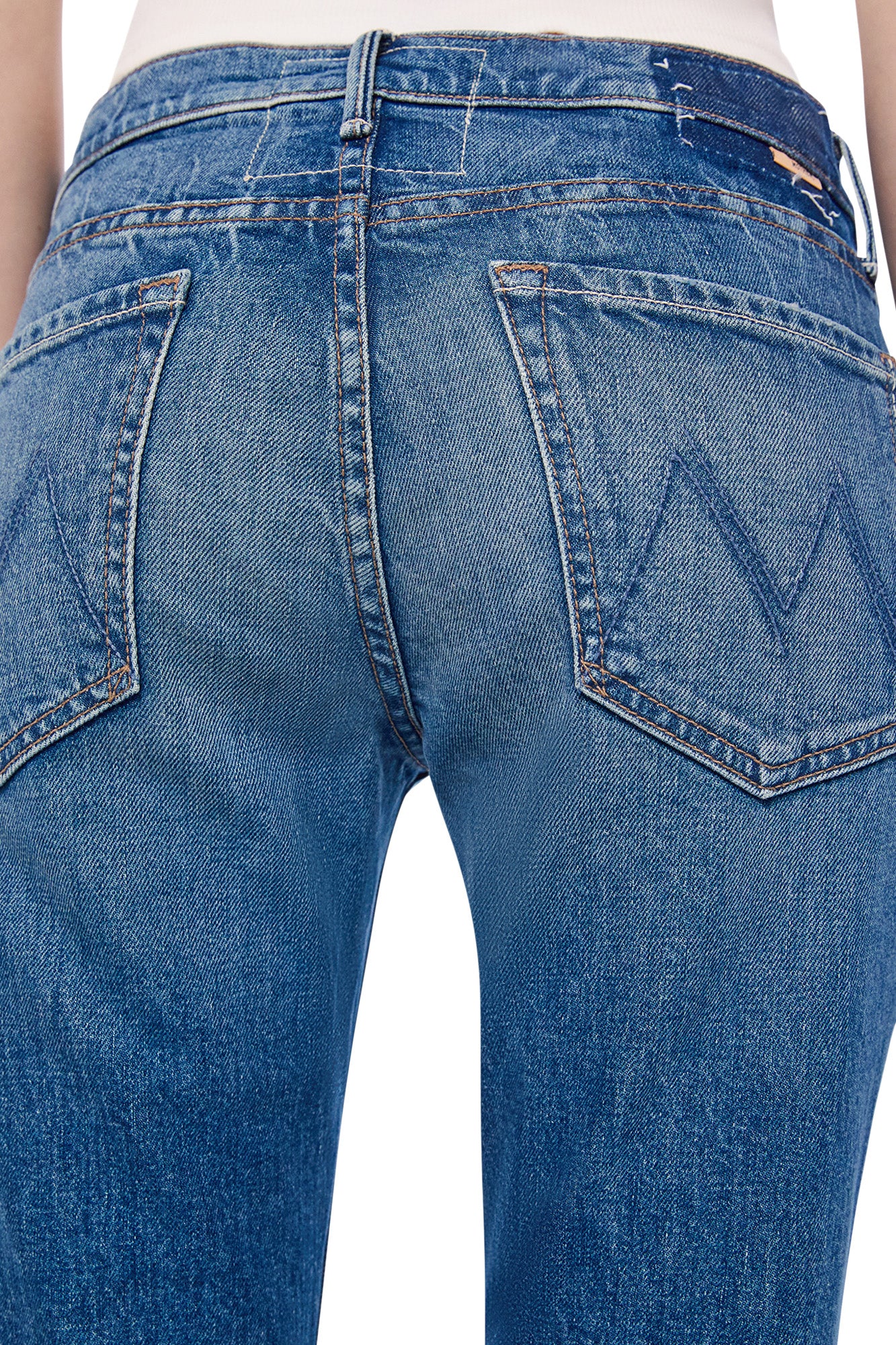 MOTHER Denim Lil Runaway in On a Roll