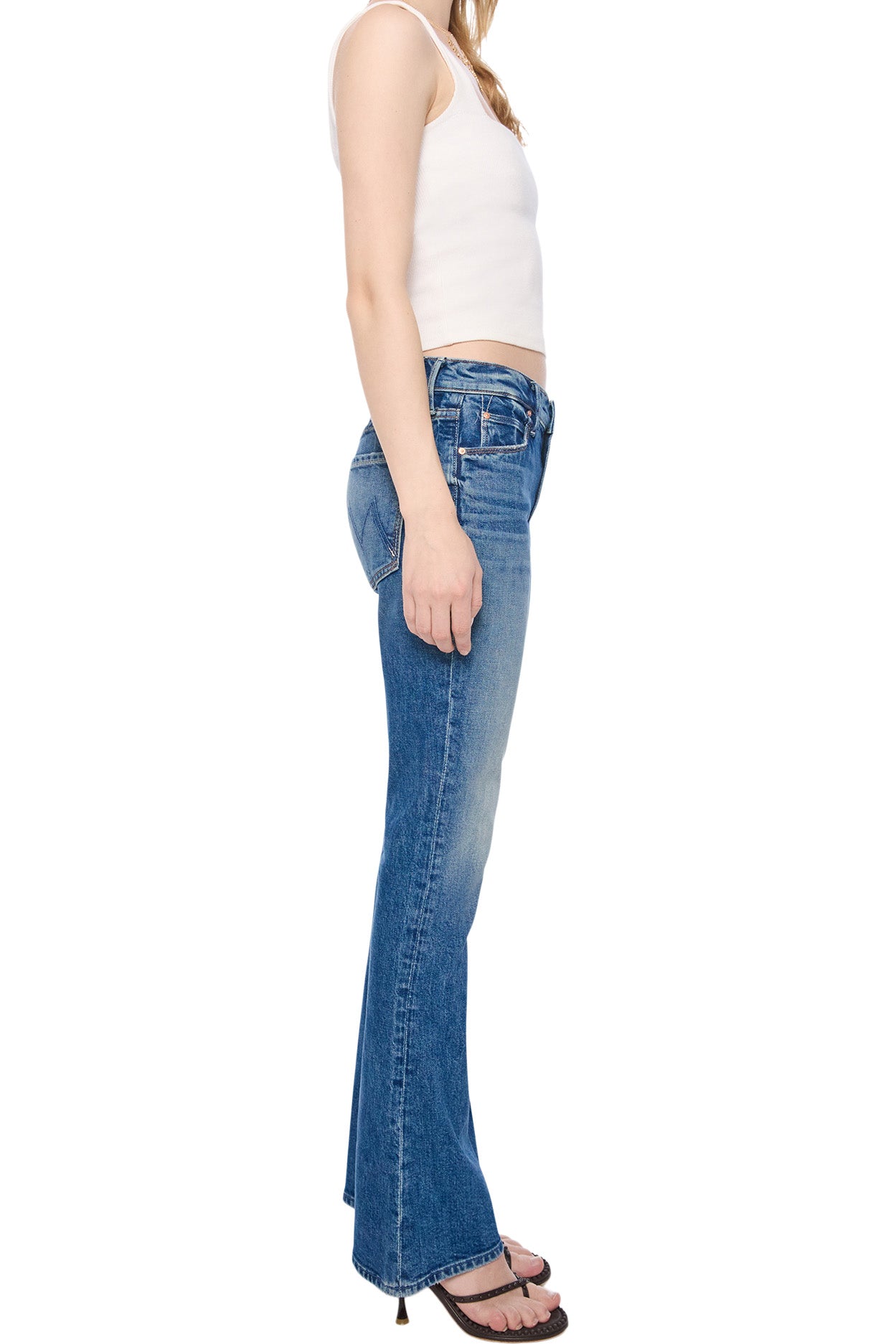 MOTHER Denim Lil Runaway in On a Roll